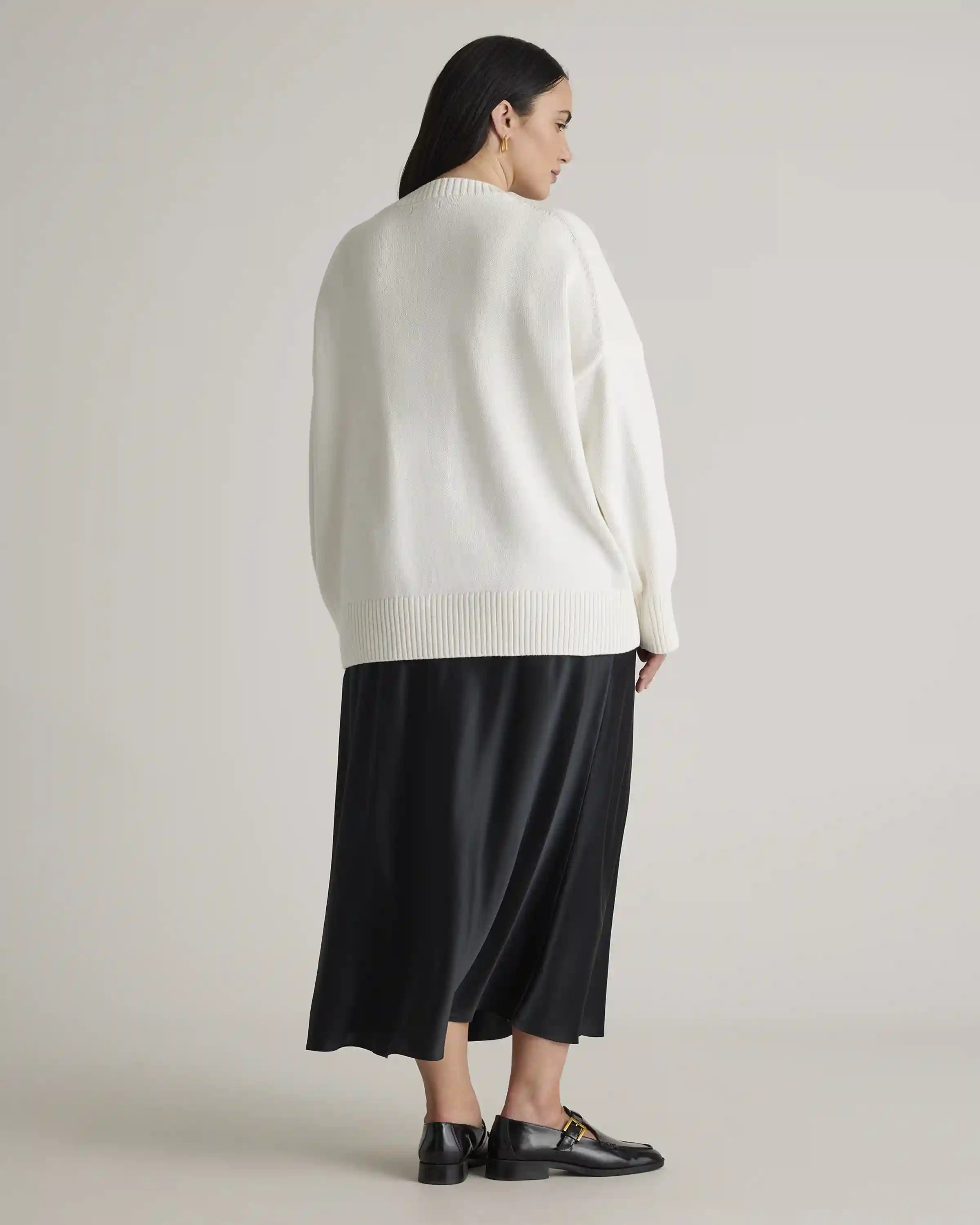 100% Organic Cotton Boyfriend Crew Sweater