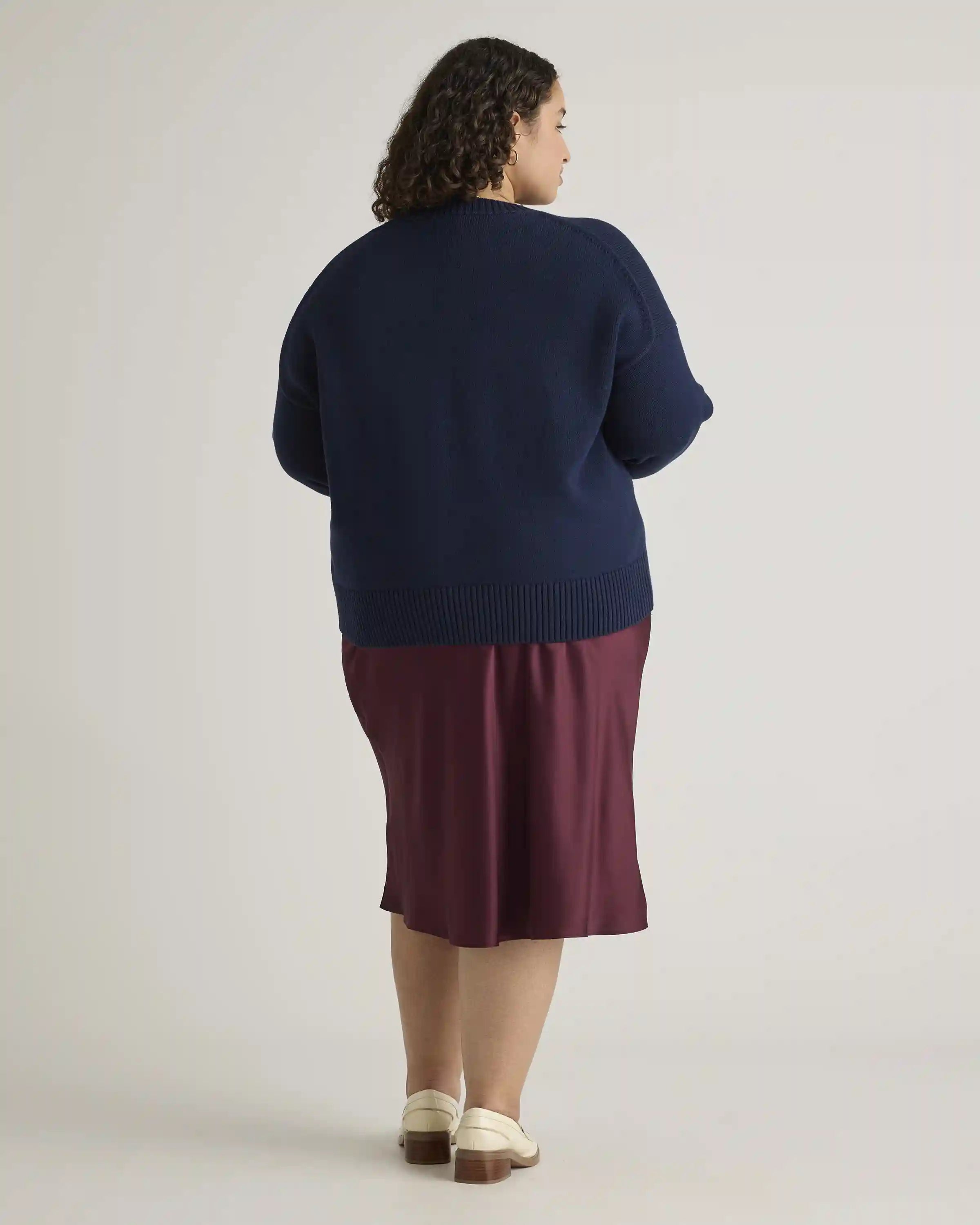 100% Organic Cotton Boyfriend Crew Sweater