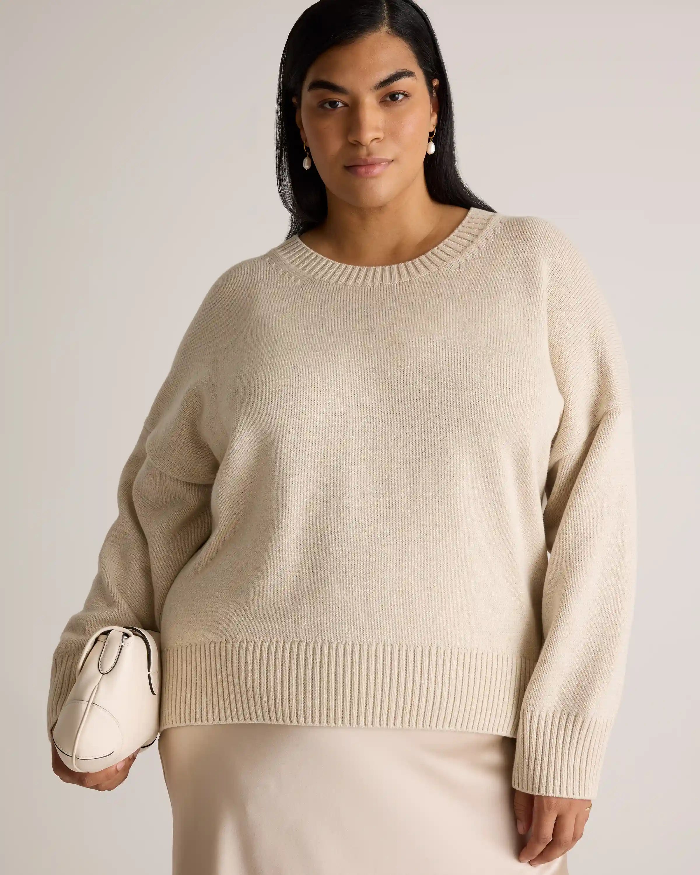100% Organic Cotton Boyfriend Crew Sweater