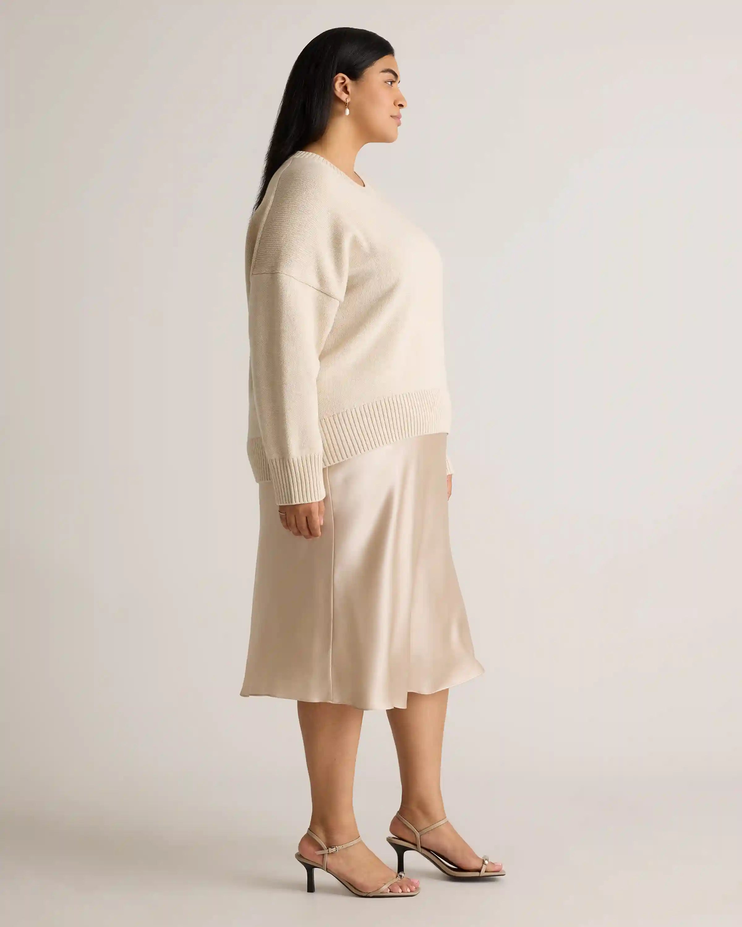 100% Organic Cotton Boyfriend Crew Sweater