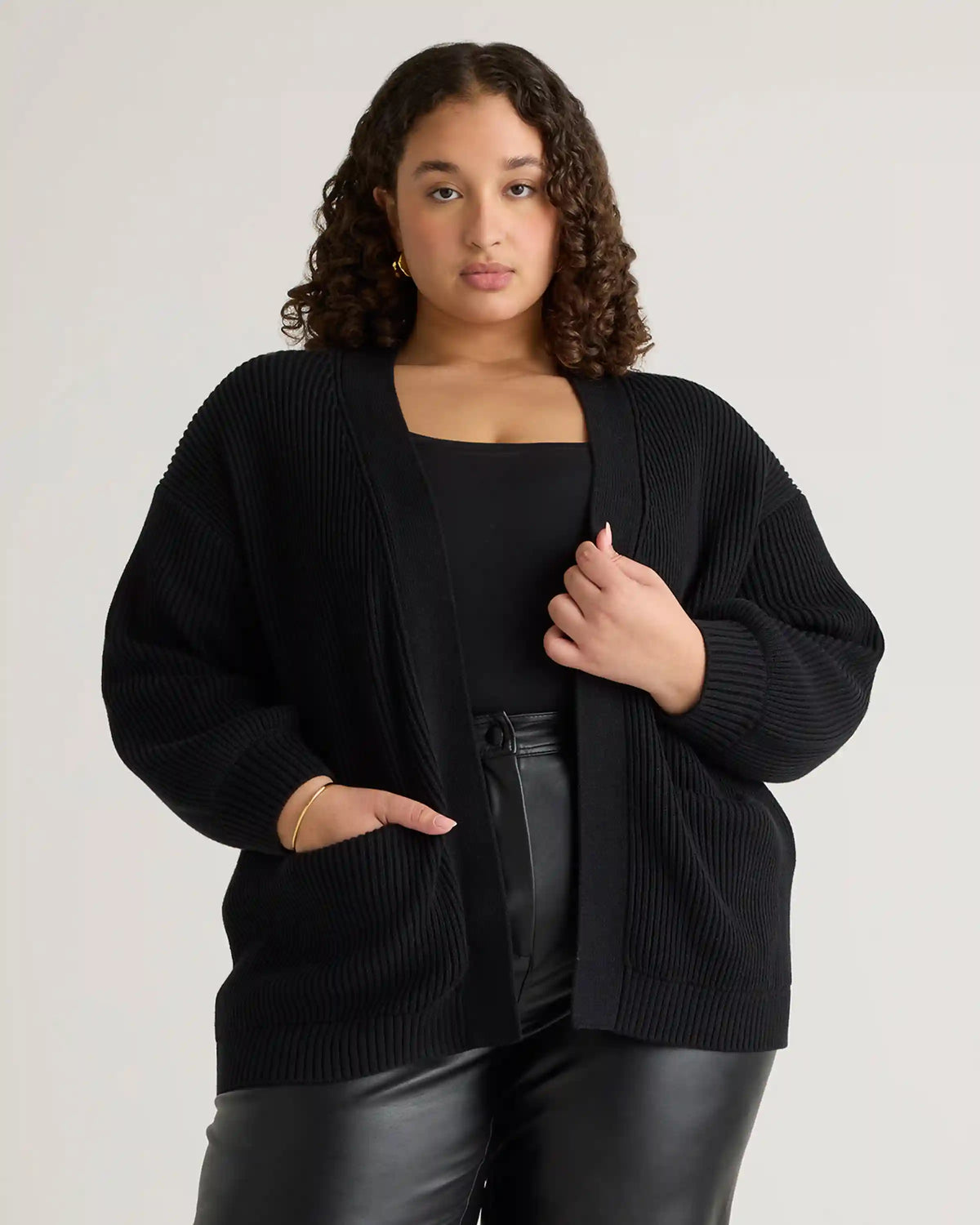 100% Organic Cotton Oversized Cardigan