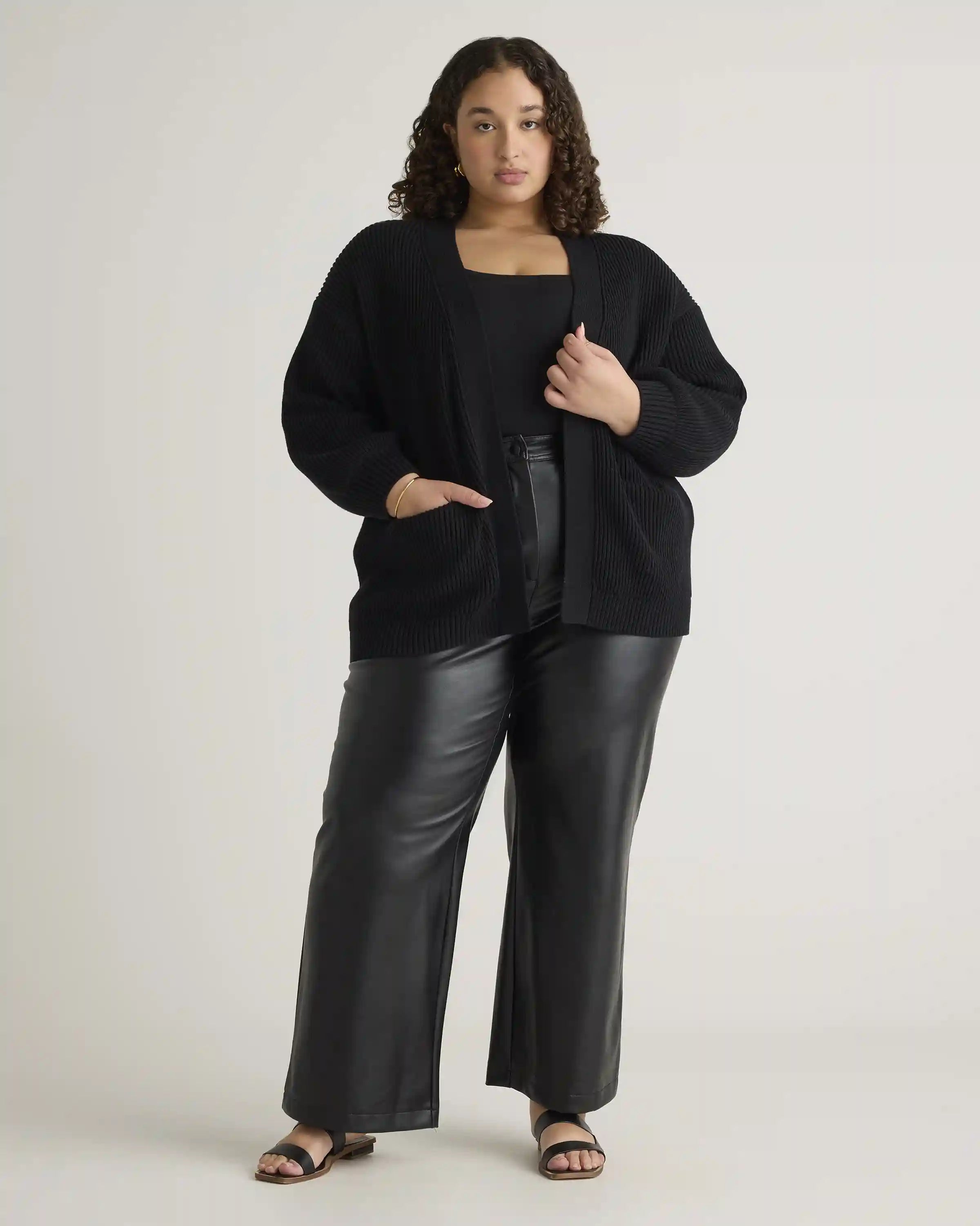 100% Organic Cotton Oversized Cardigan