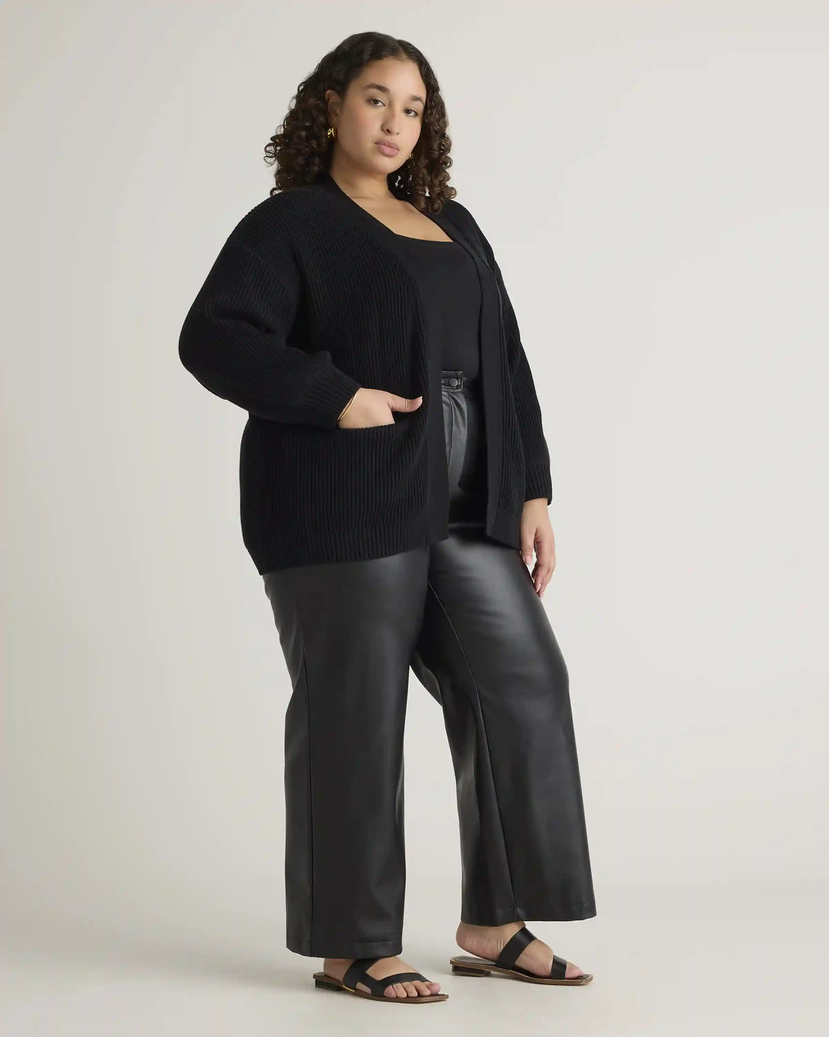 100% Organic Cotton Oversized Cardigan