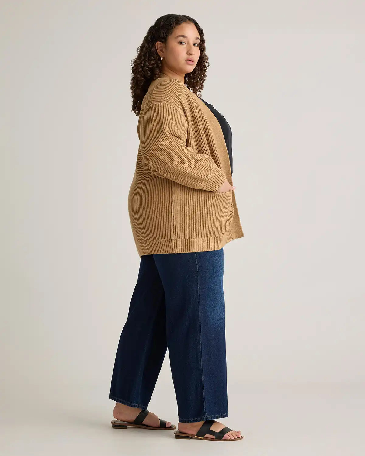 100% Organic Cotton Oversized Cardigan
