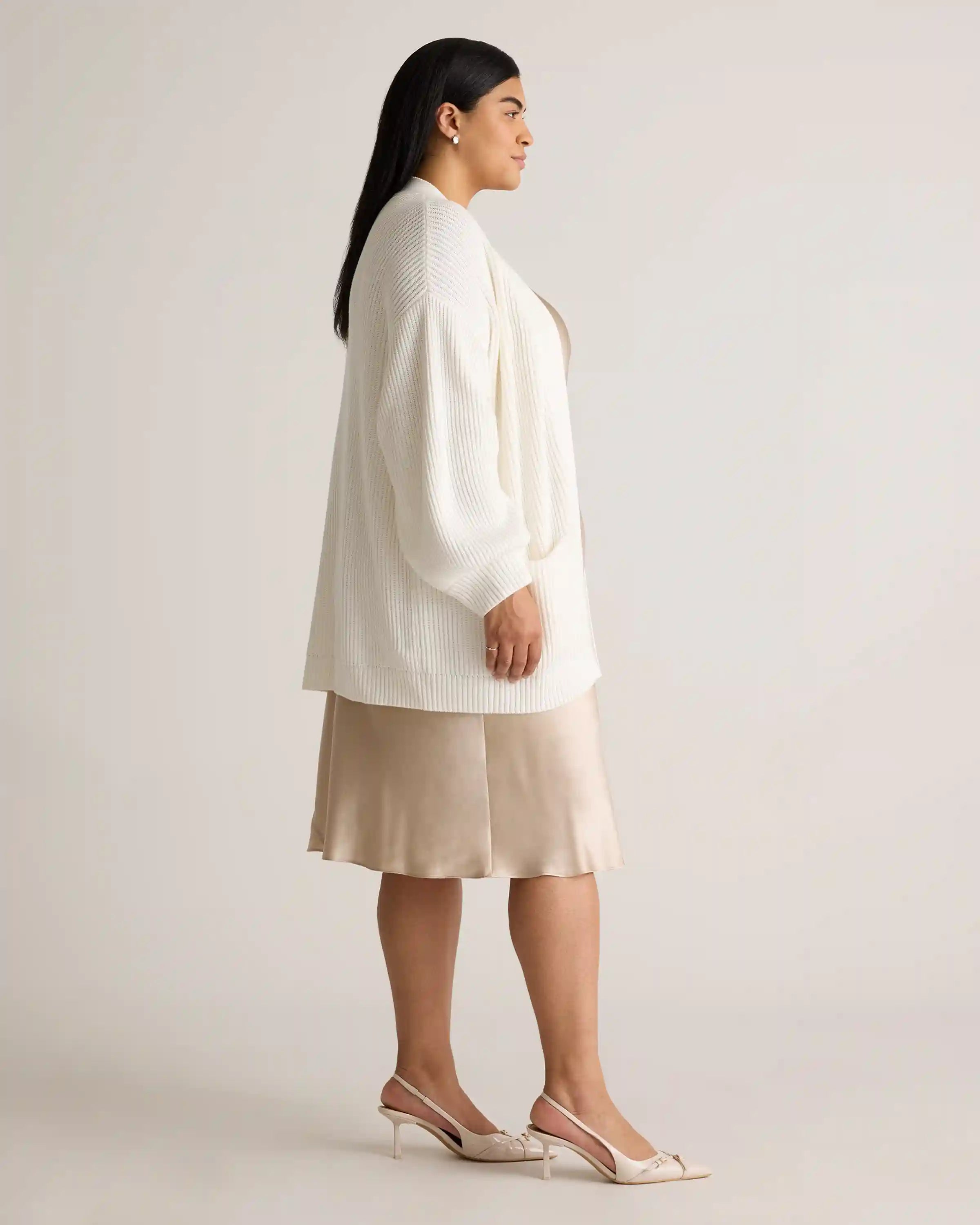 100% Organic Cotton Oversized Cardigan