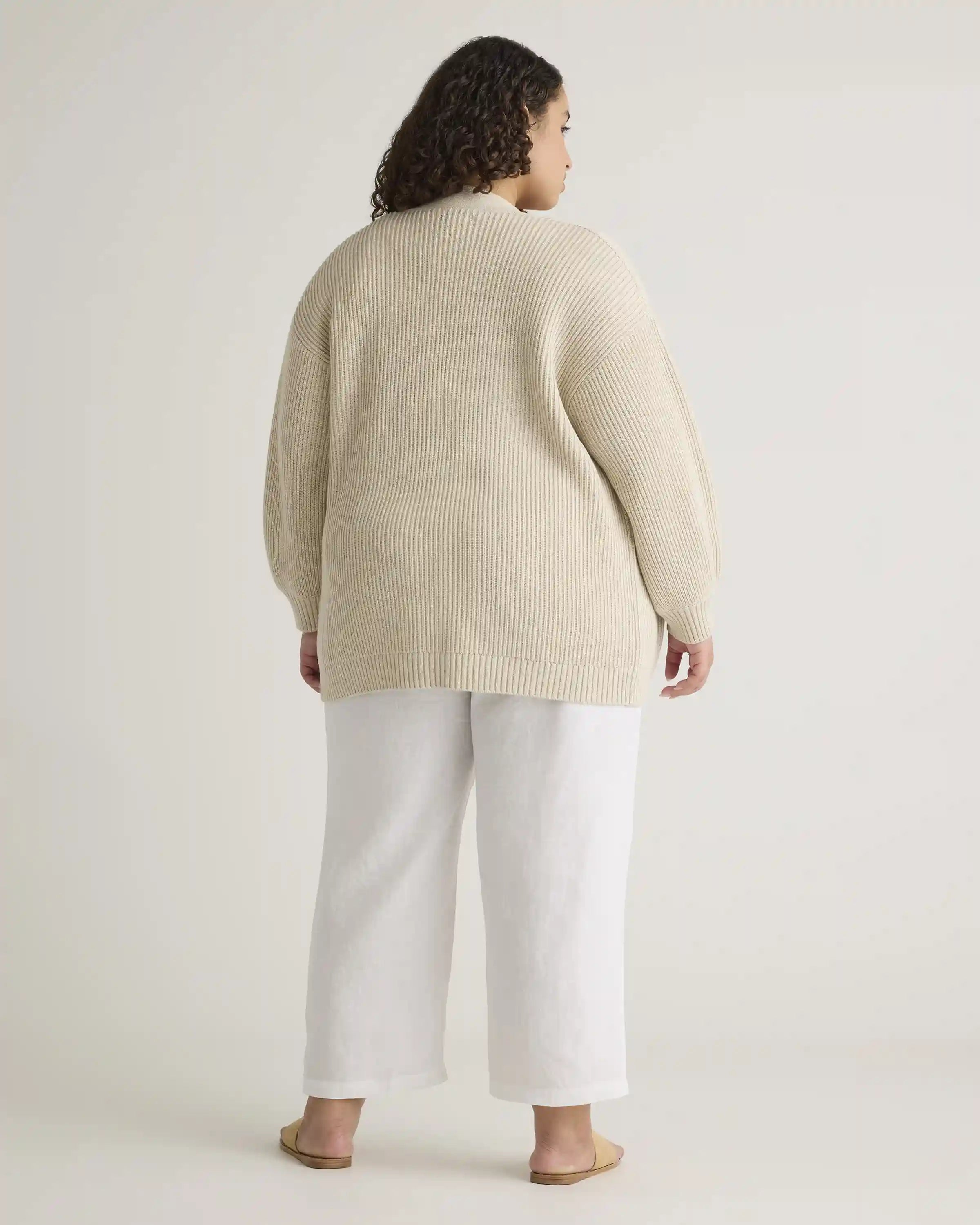 100% Organic Cotton Oversized Cardigan
