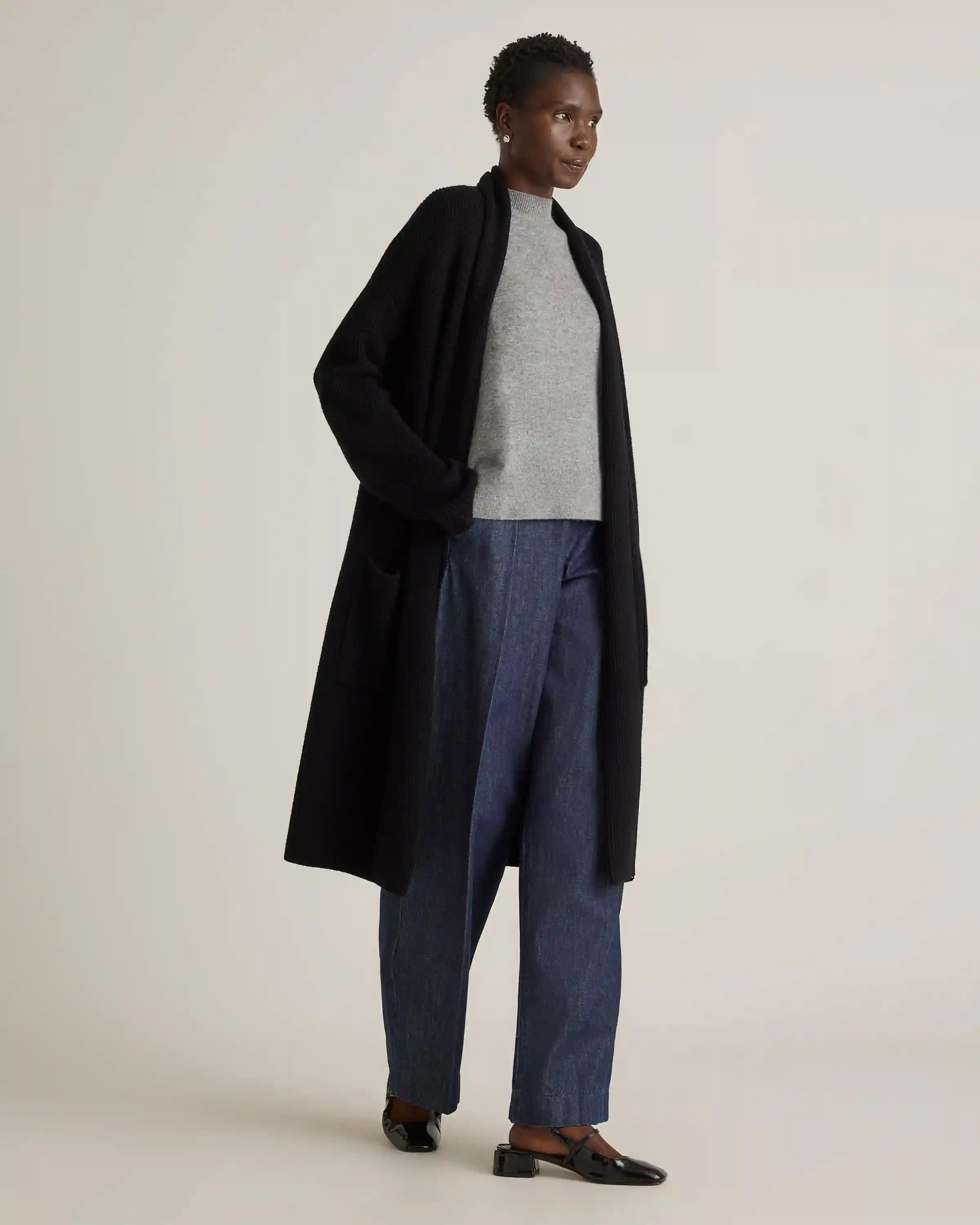 Australian Merino Wool Duster Cardigan