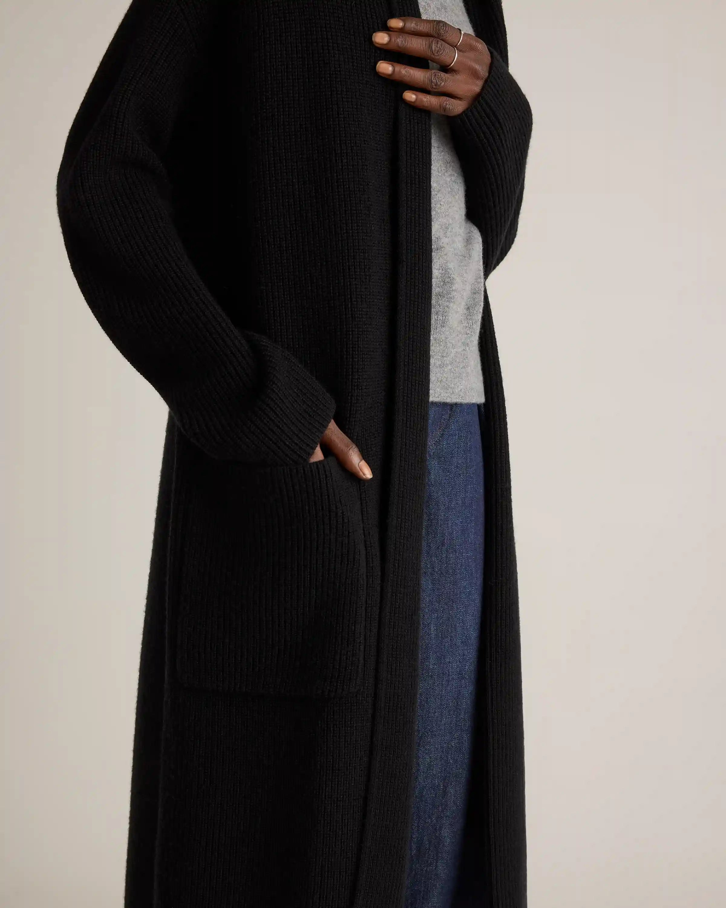 Australian Merino Wool Duster Cardigan