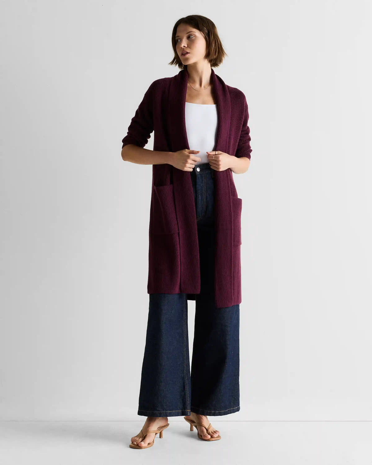 Australian Merino Wool Duster Cardigan