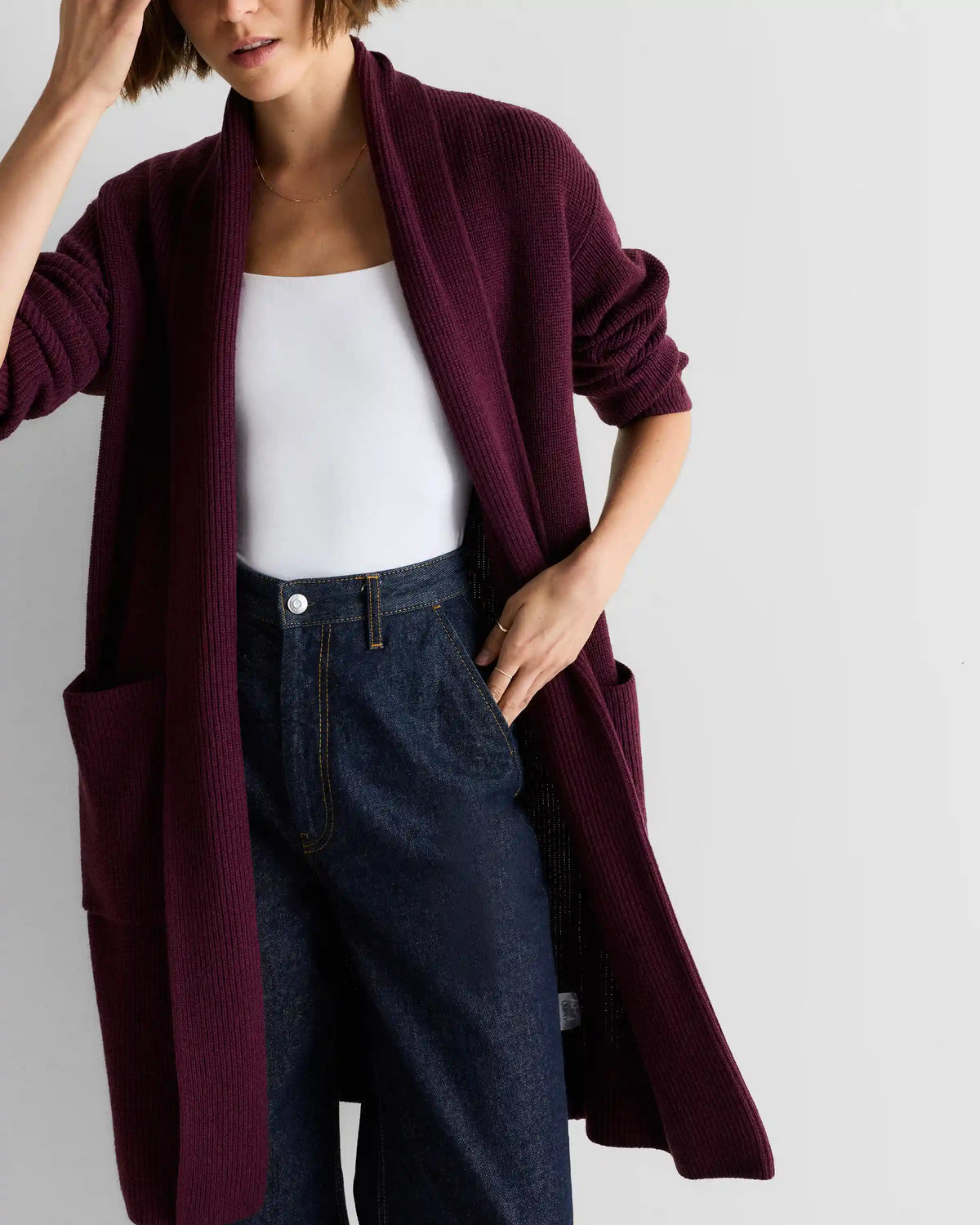 Australian Merino Wool Duster Cardigan