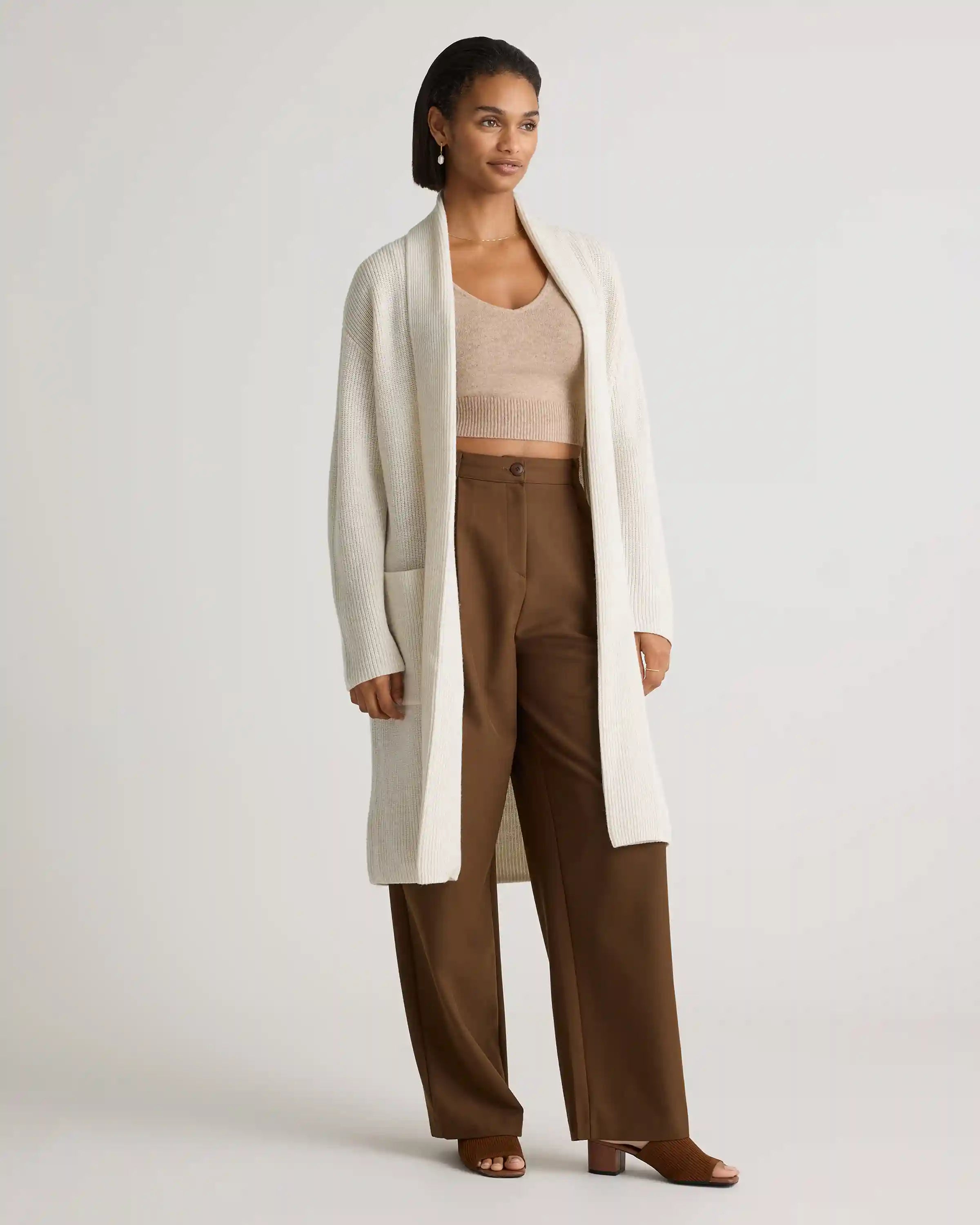 Australian Merino Wool Duster Cardigan