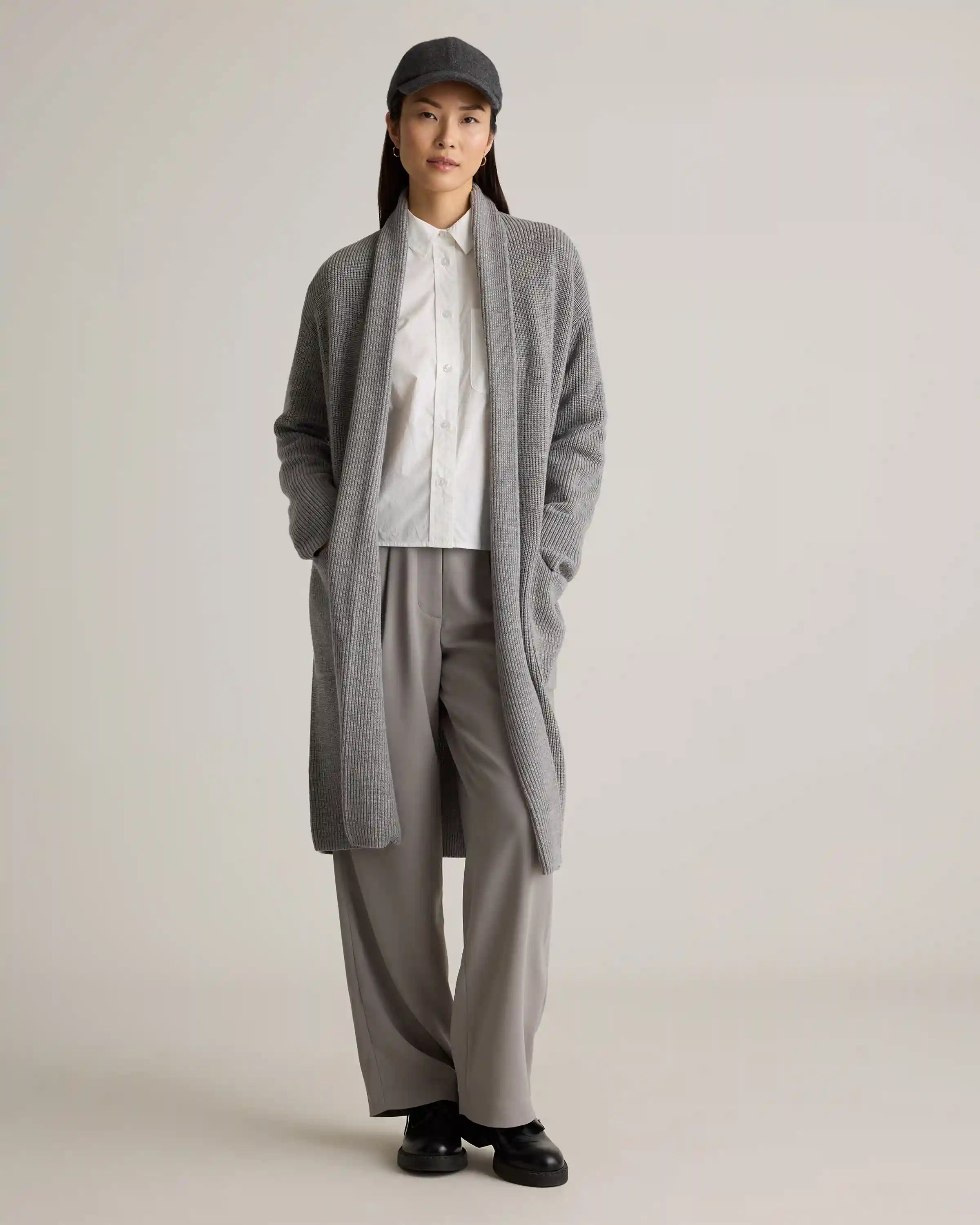 Australian Merino Wool Duster Cardigan