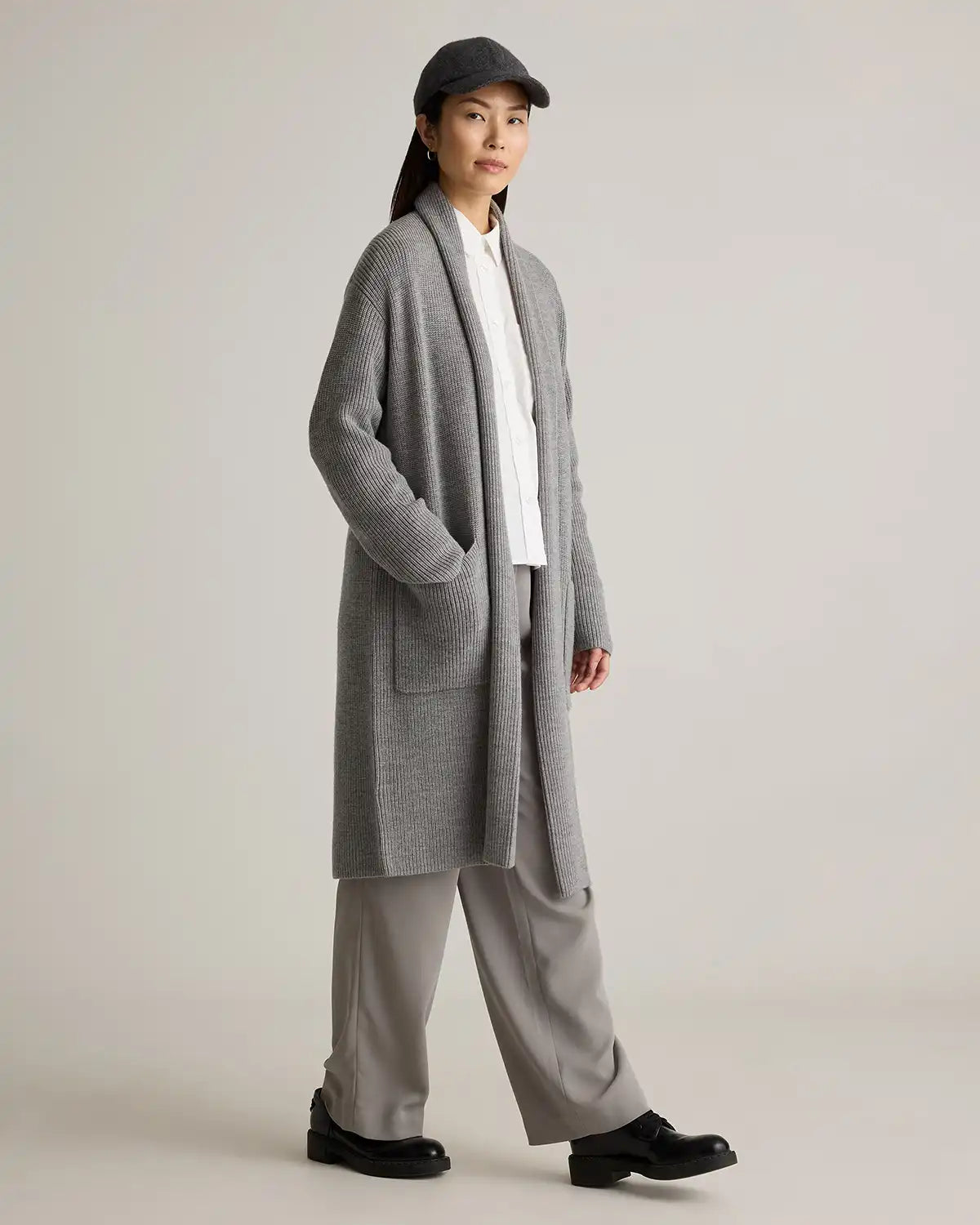 Australian Merino Wool Duster Cardigan