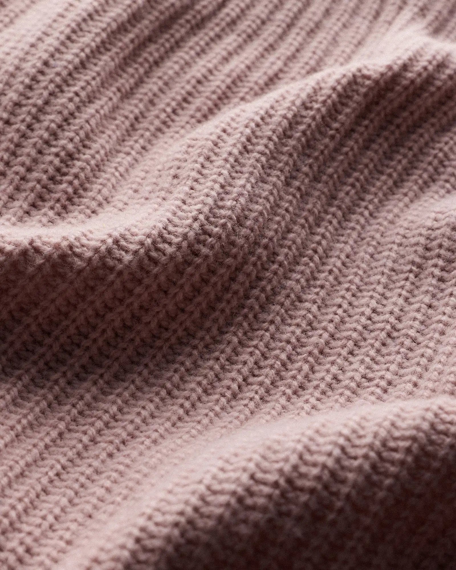 100% Yak Soft Rib Crew Cardigan
