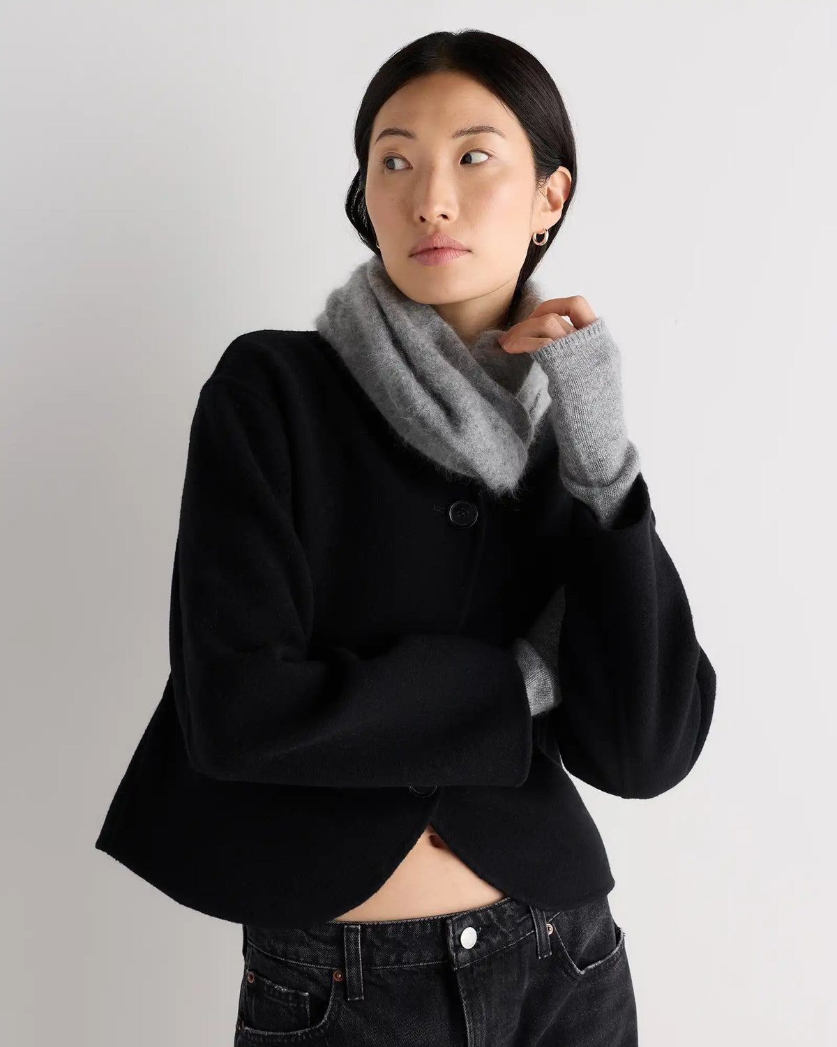 Mongolian Cashmere Fingerless Glove