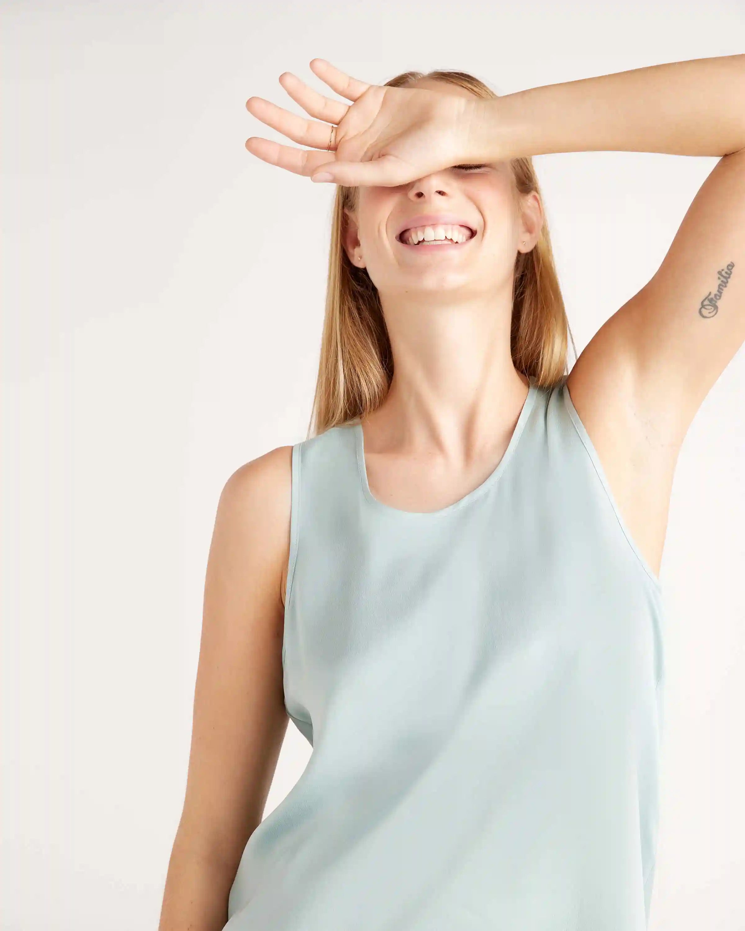 100% Washable Silk Pajama Tank
