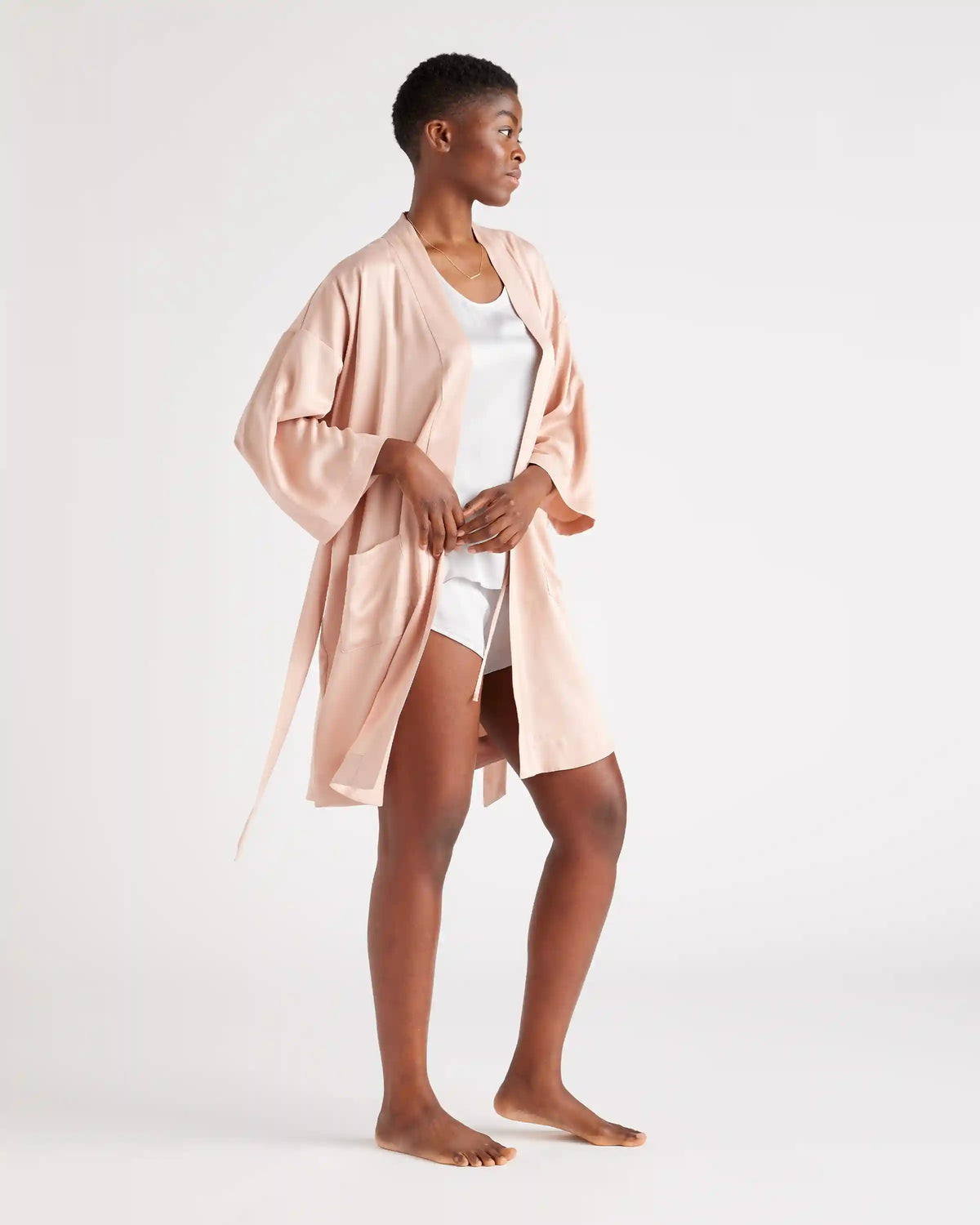 100% Washable Silk Robe