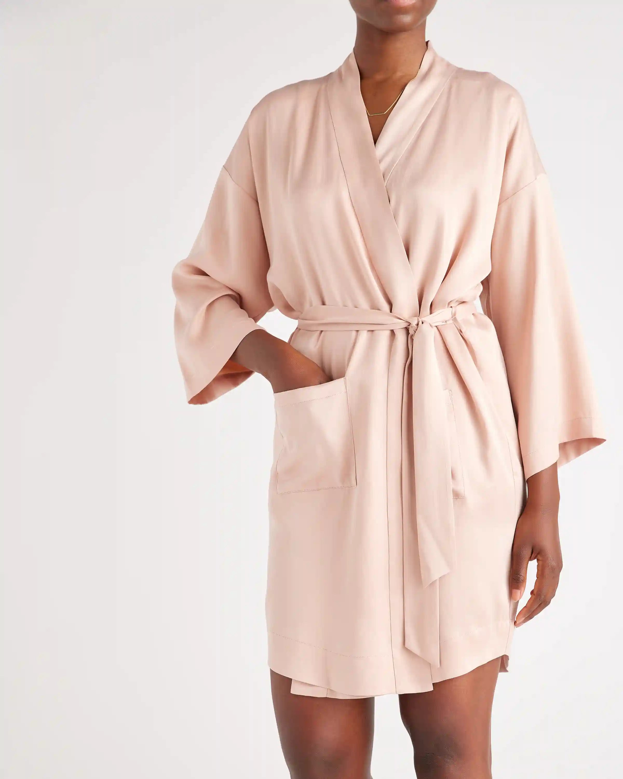 100% Washable Silk Robe