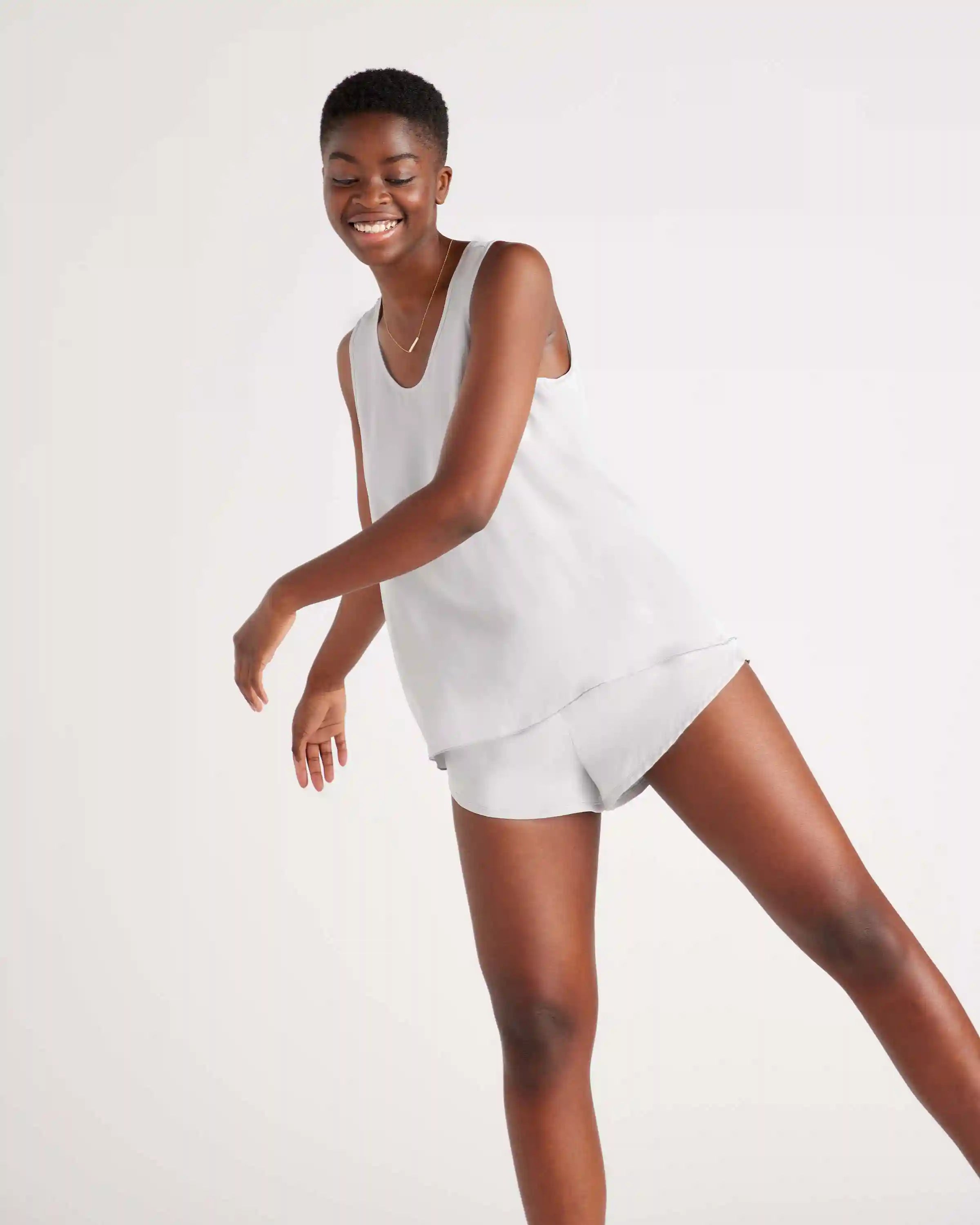 100% Washable Silk Pajama Tank
