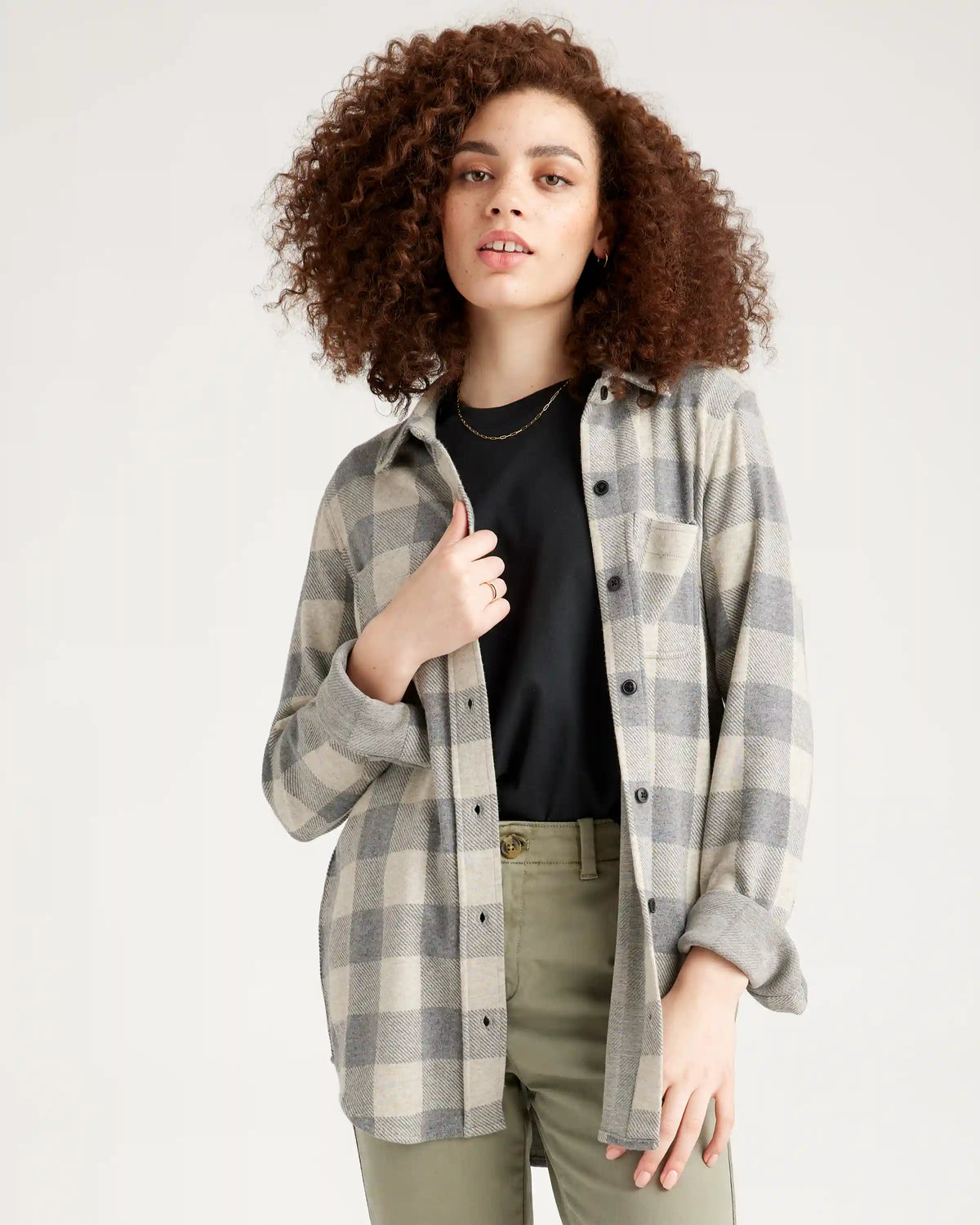 Stretch Sweater Fleece Shirt