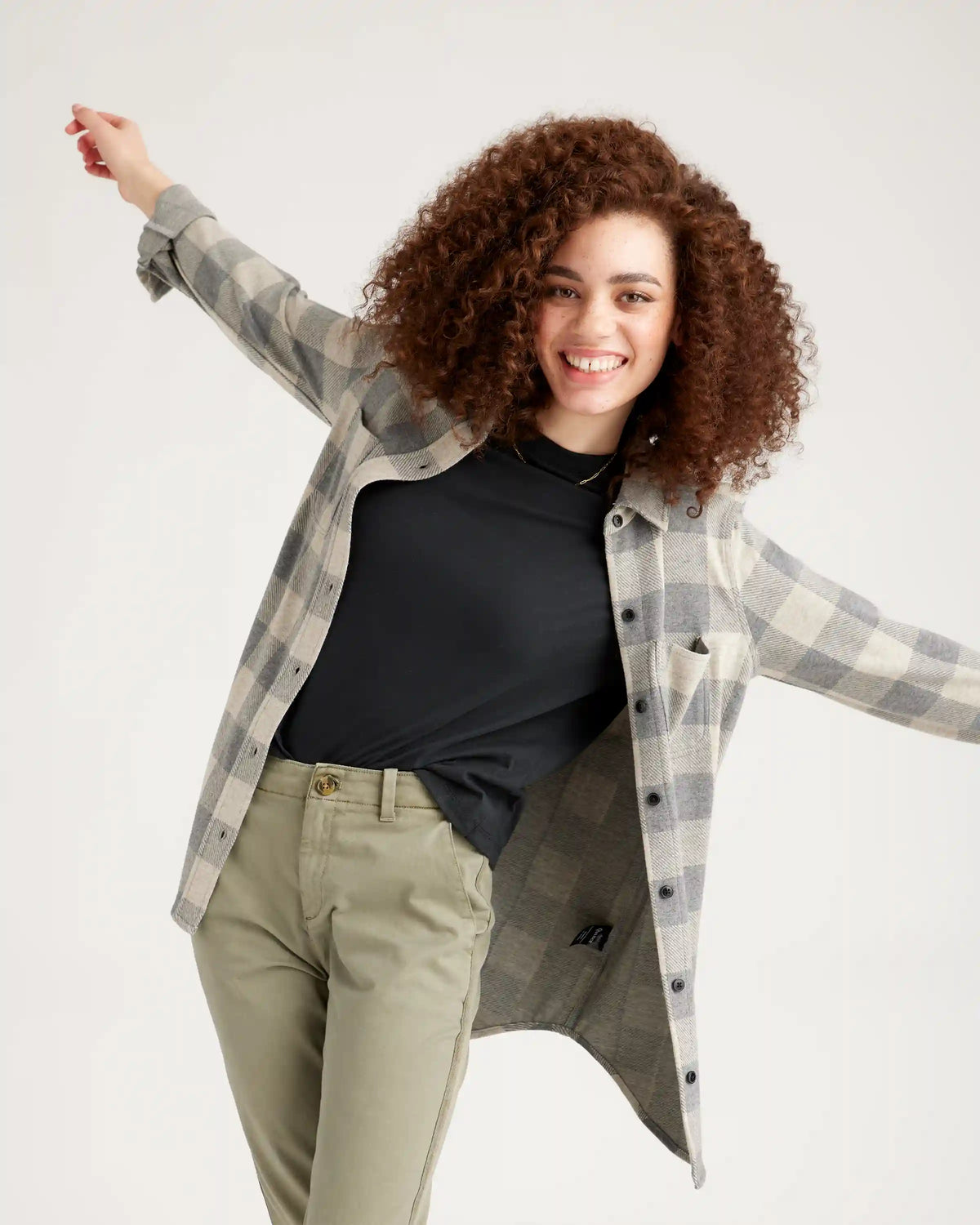Stretch Sweater Fleece Shirt