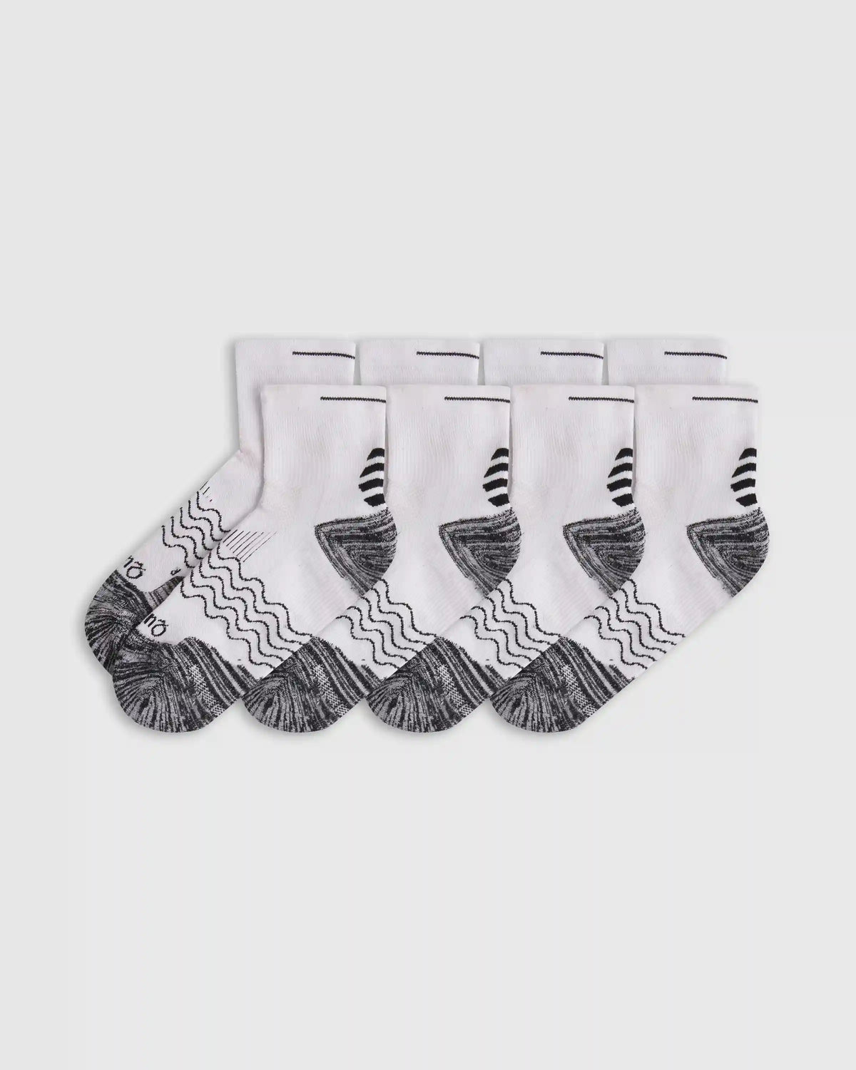 Performance Running Quarter Socks (4-Pack)