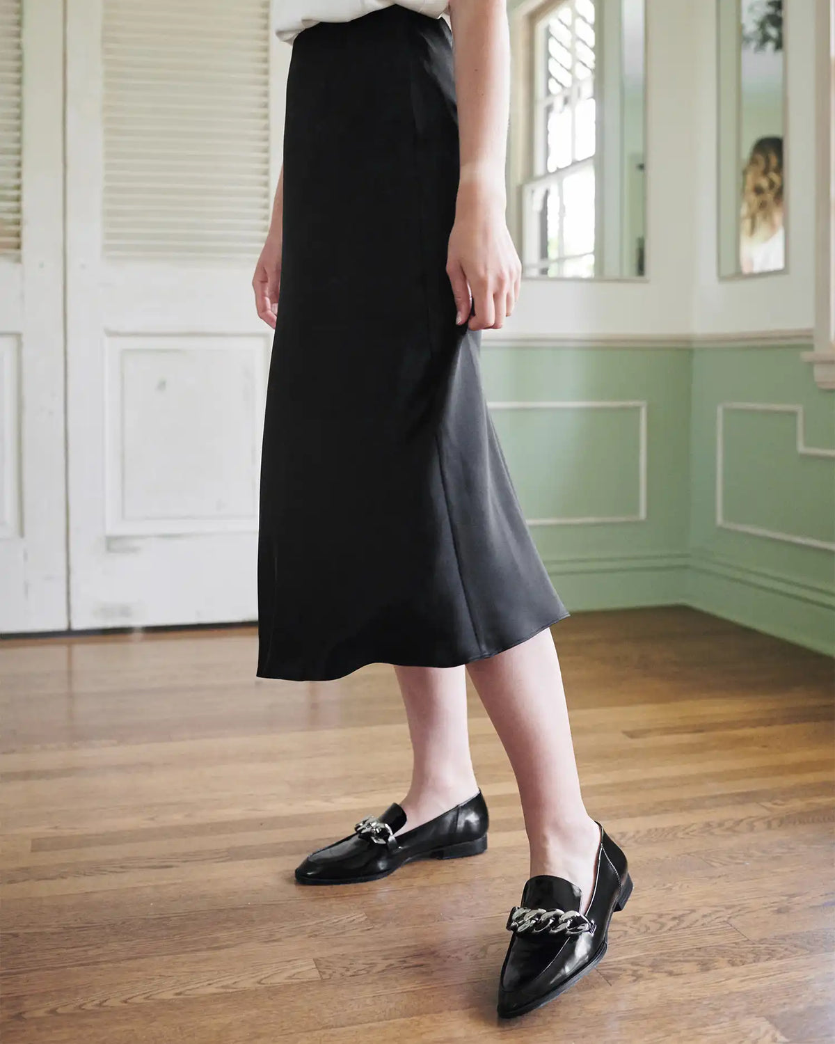 100% Washable Silk Skirt