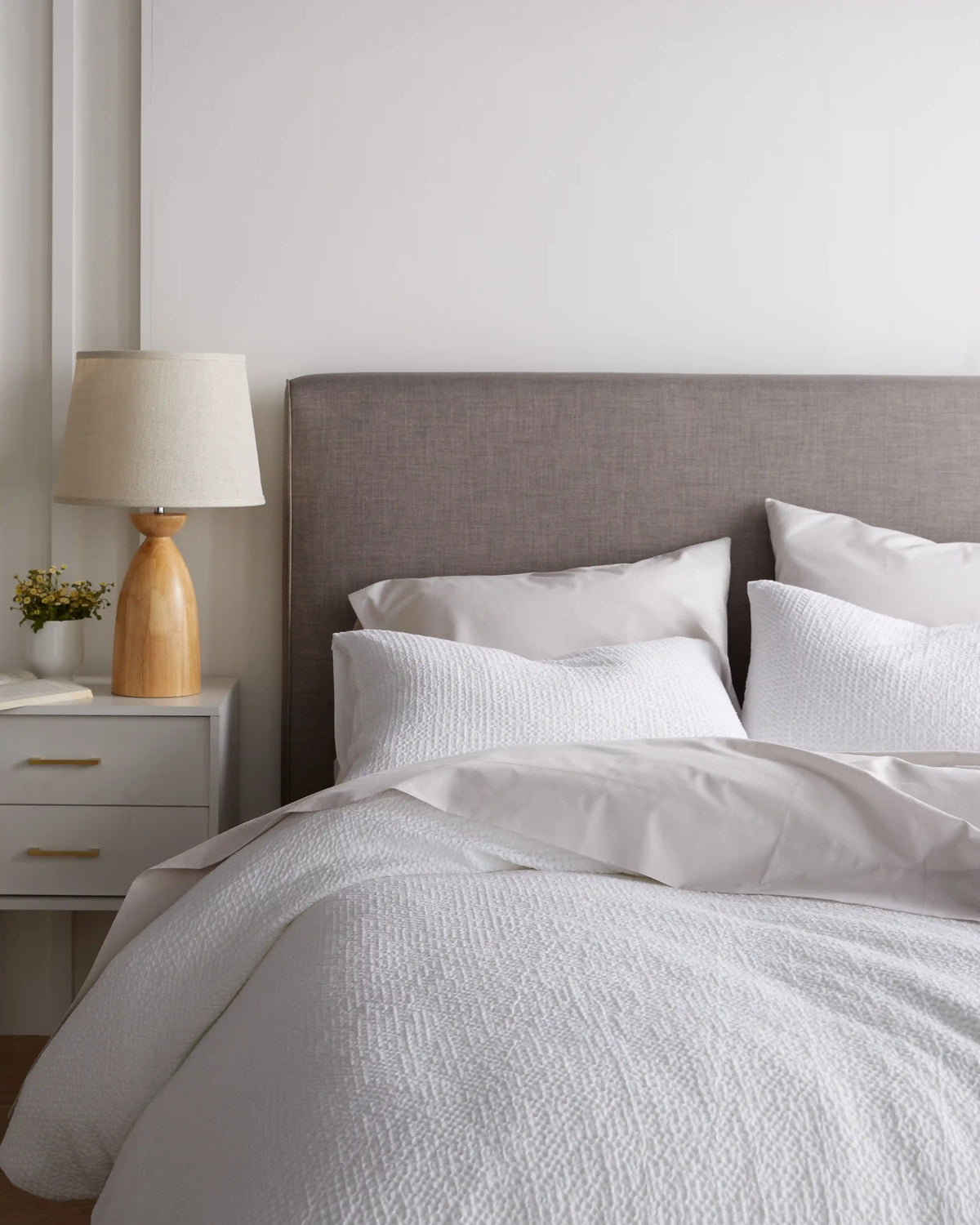 Organic Luxe Honeycomb Duvet Cover Set