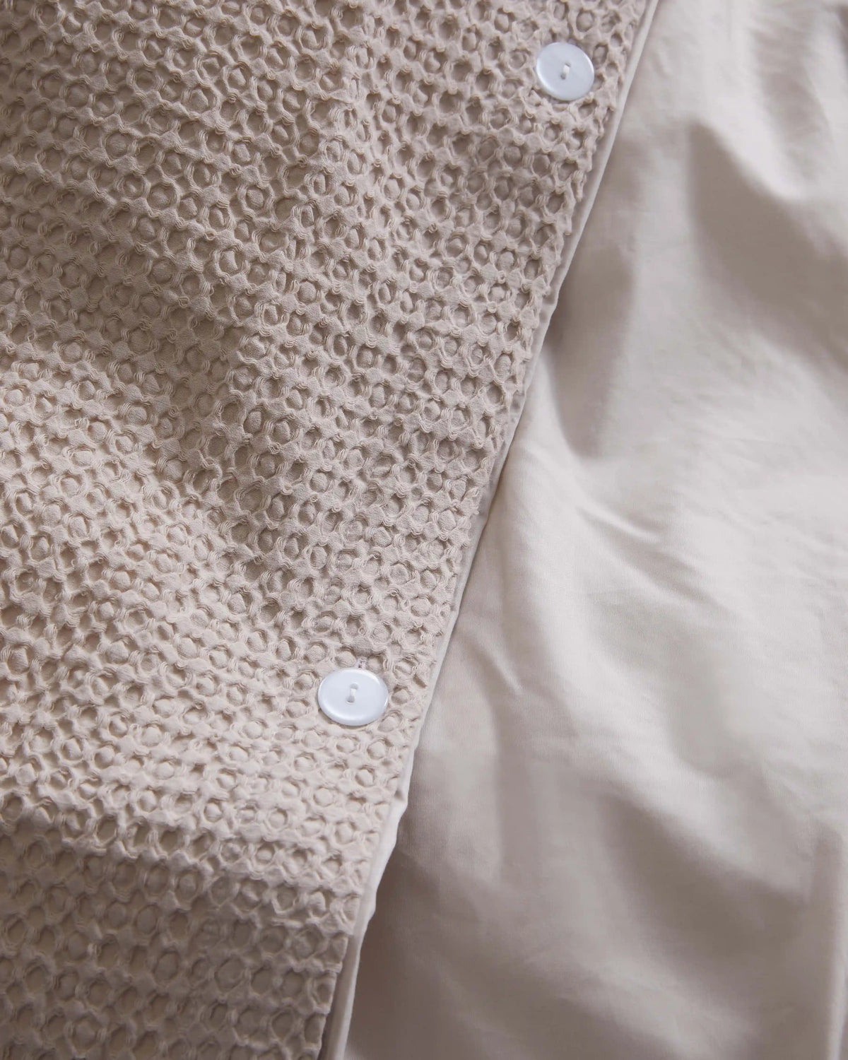 Organic Luxe Honeycomb Duvet Cover Set