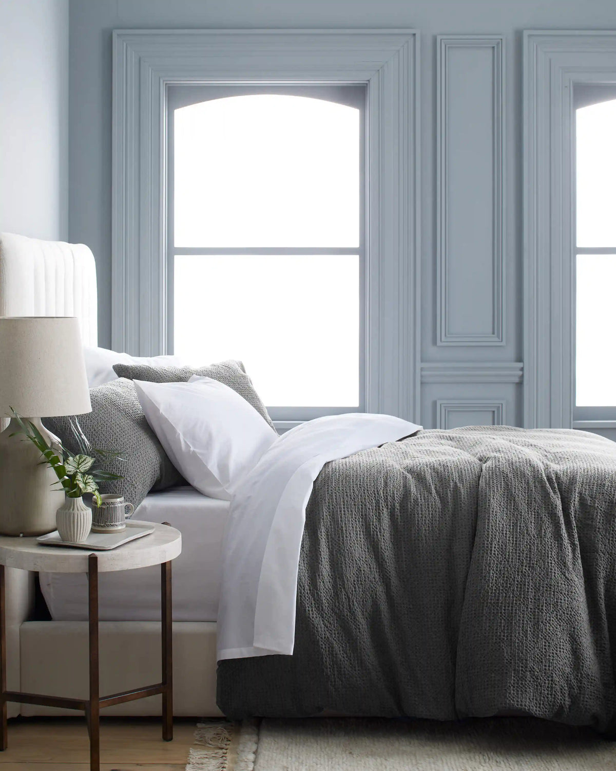 Organic Luxe Honeycomb Duvet Cover Set