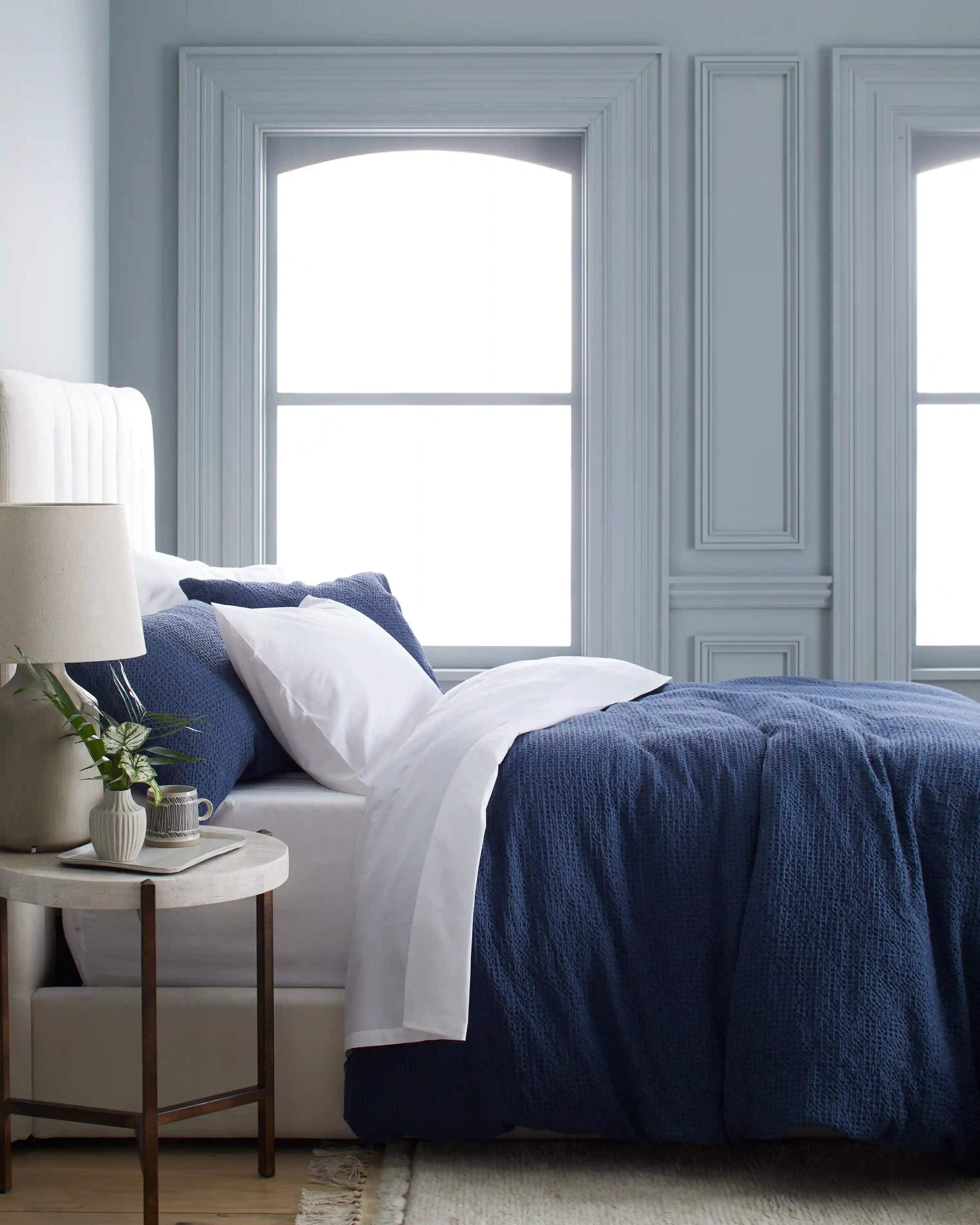 Organic Luxe Honeycomb Duvet Cover Set
