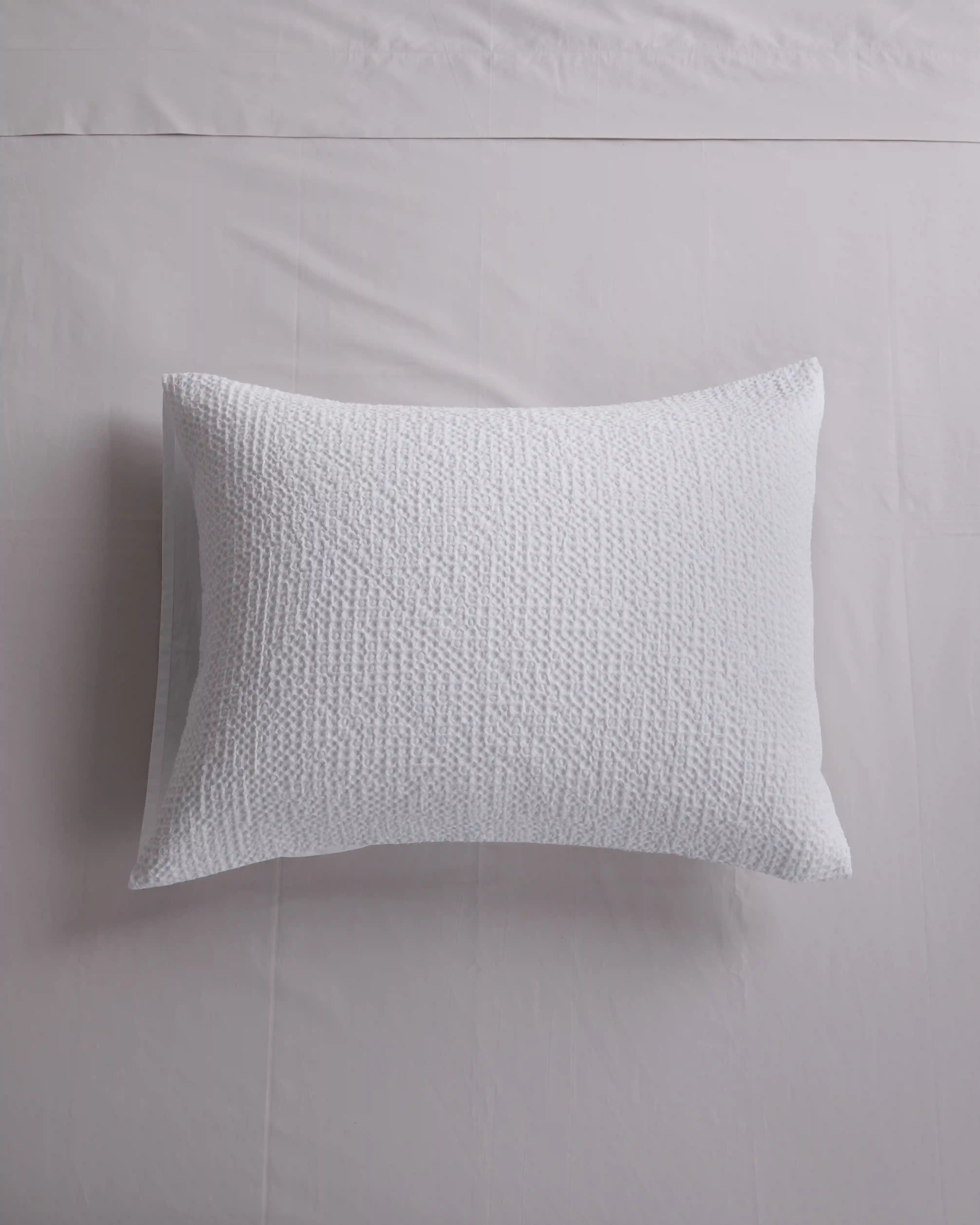 Organic Luxe Honeycomb Sham Set