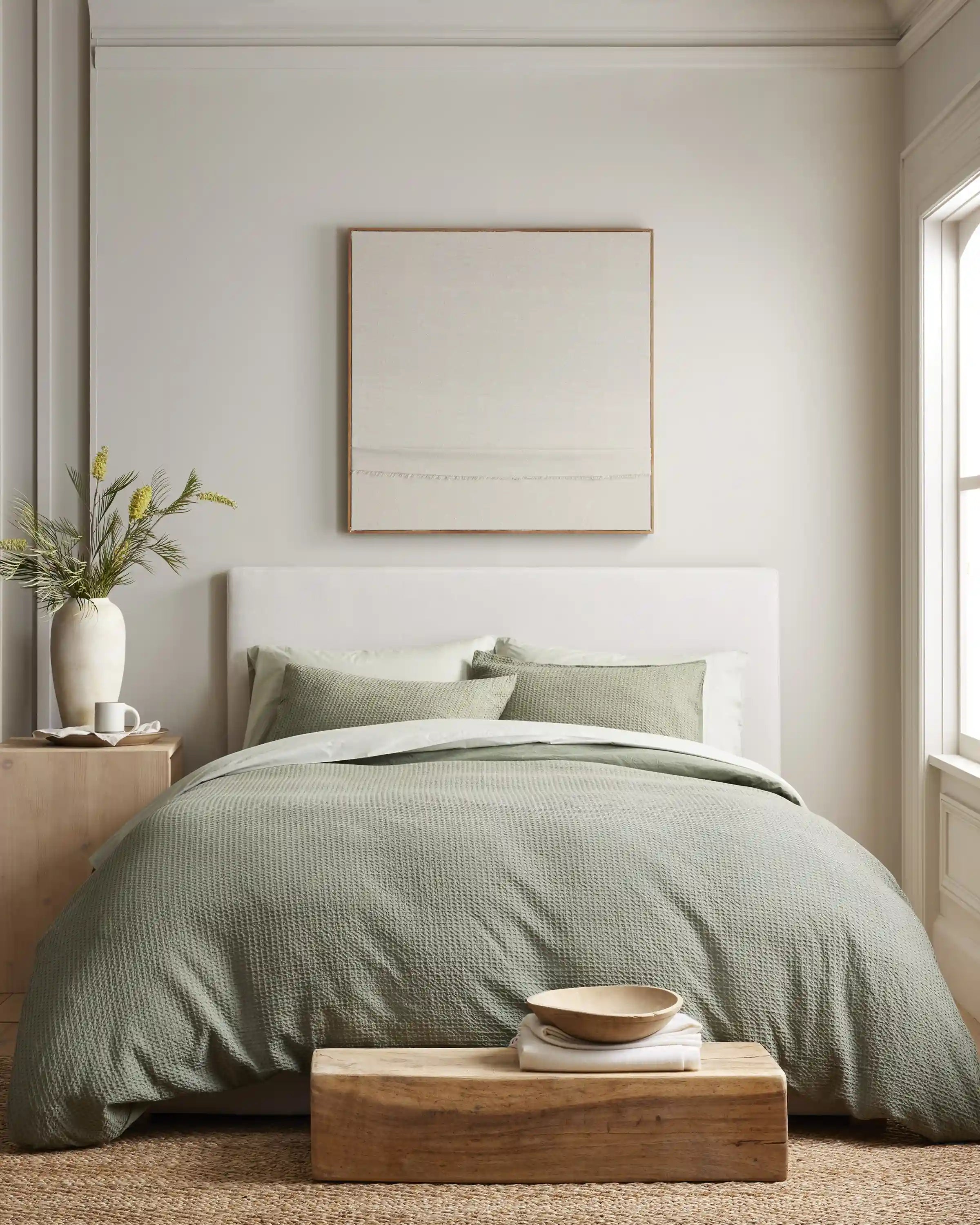 Organic Luxe Honeycomb Duvet Cover Set