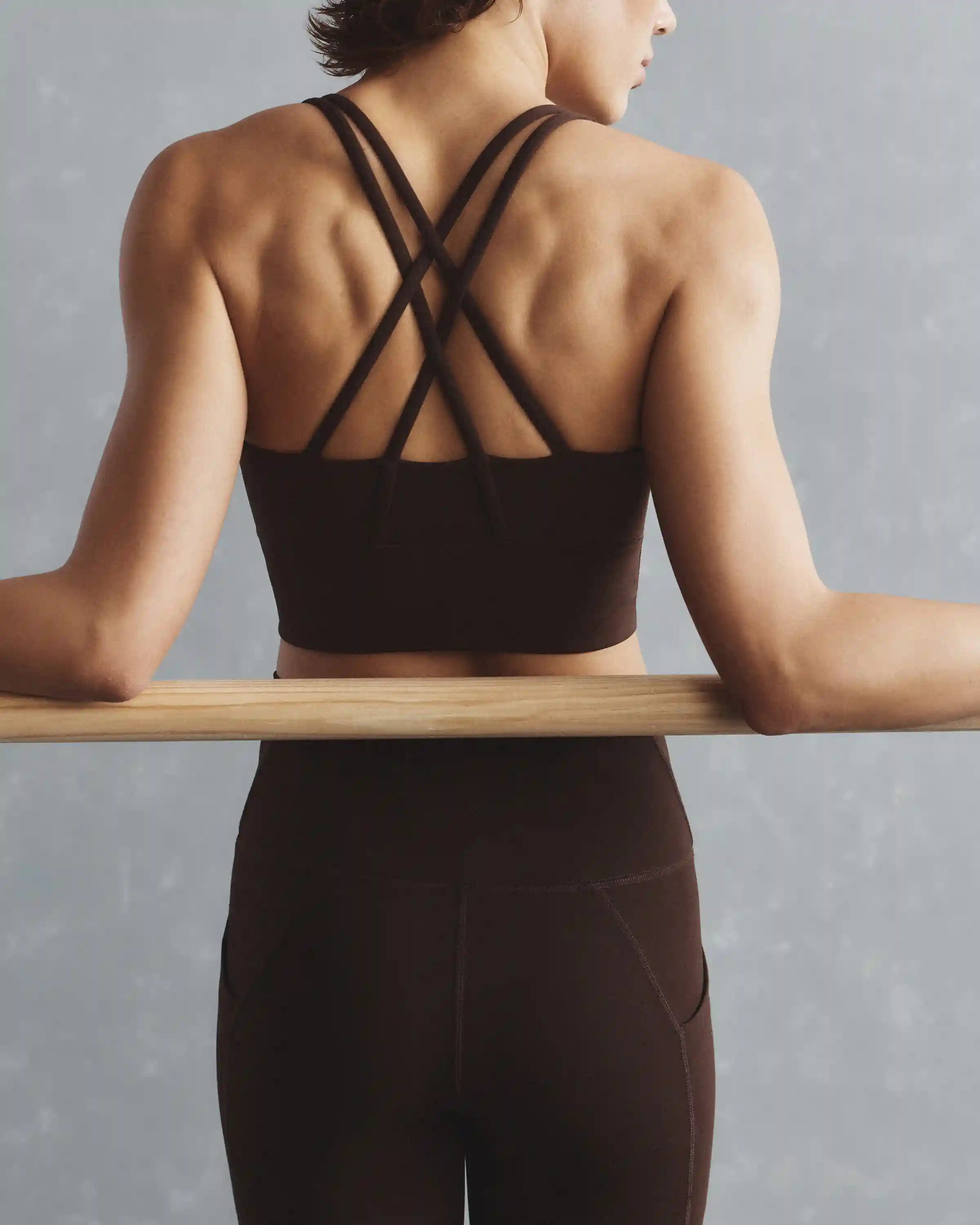 Power-Up Long Line Strappy Sports Bra