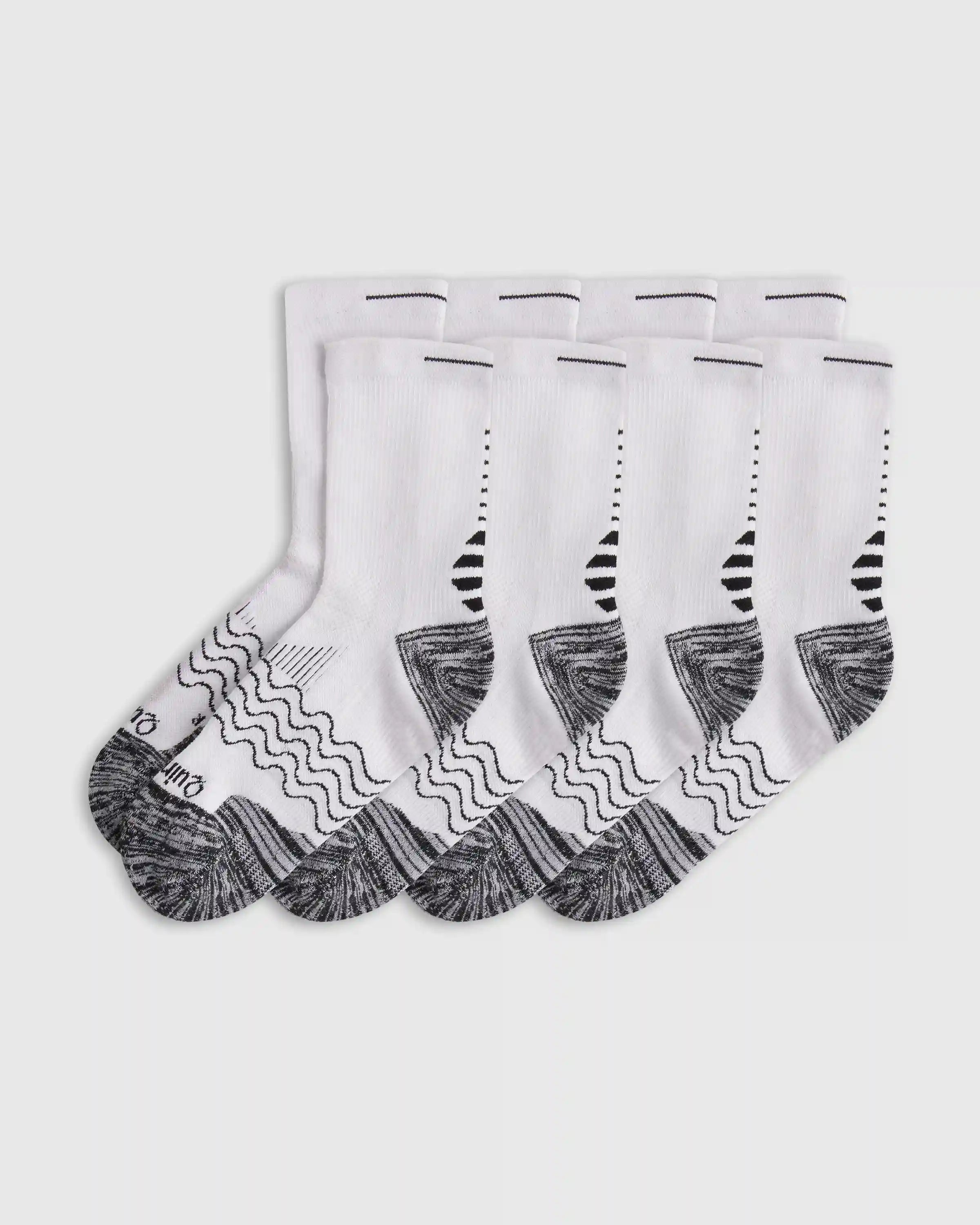 Performance Running Crew Socks (4-Pack)