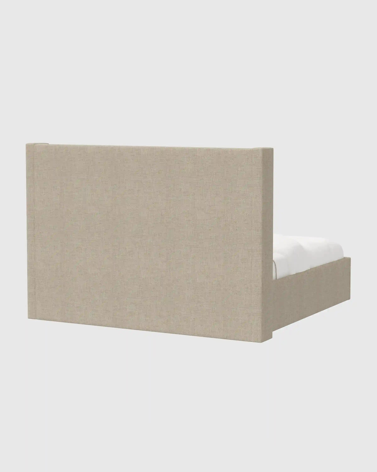 100% Linen Wingback Bed