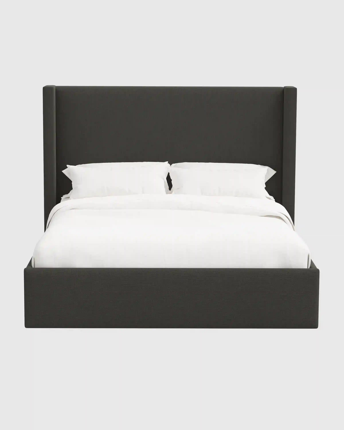 100% Linen Wingback Bed