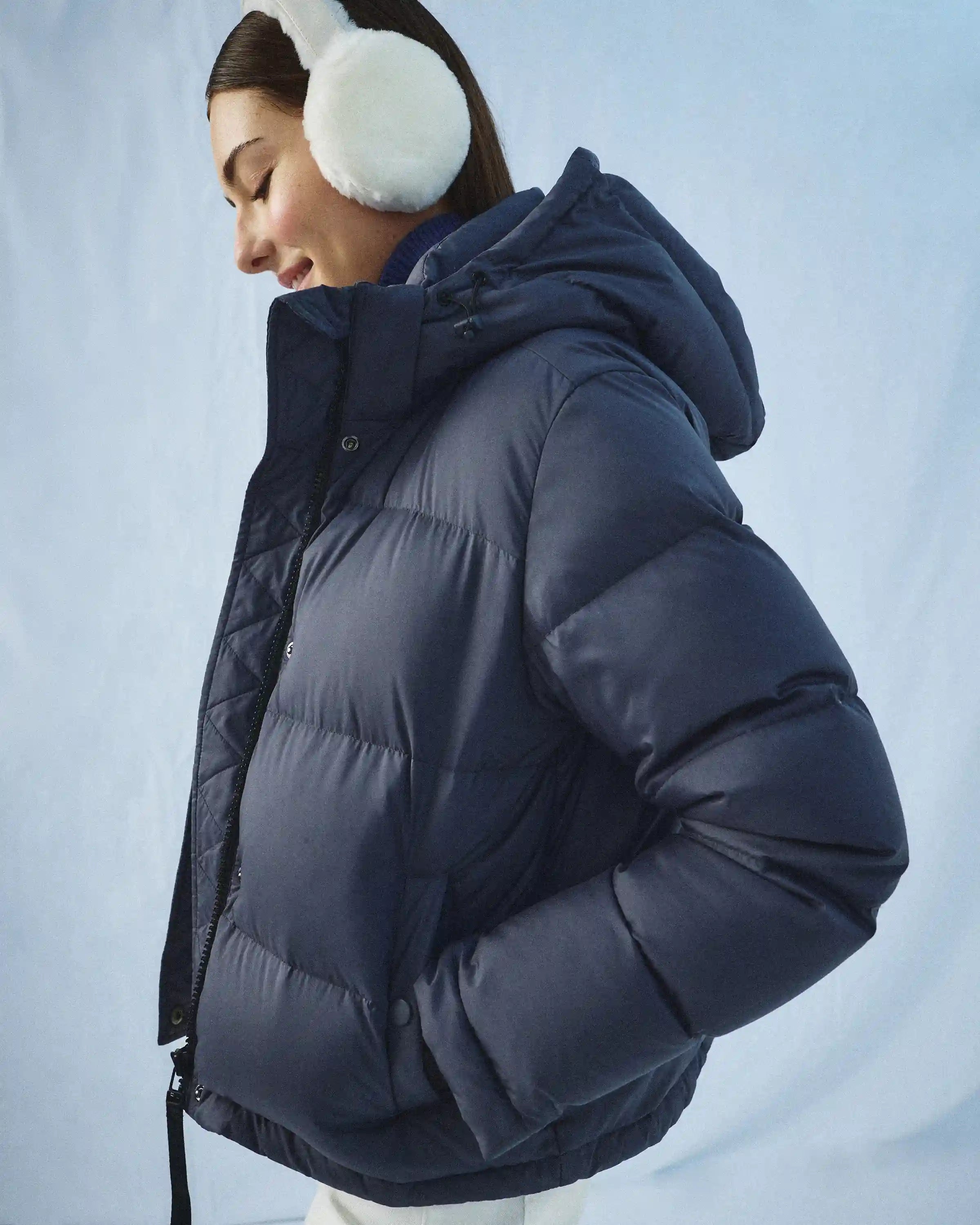 Responsible Down Cropped Puffer Jacket