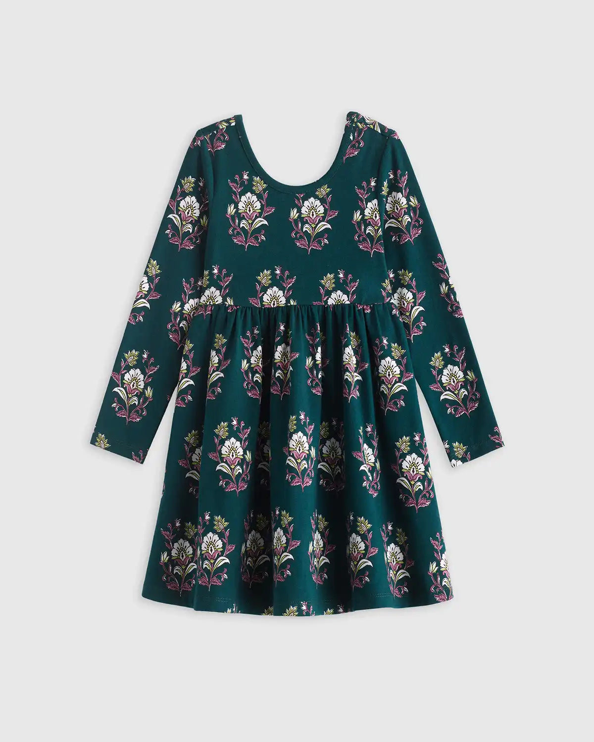 Organic Cotton Long Sleeve Skater Dress