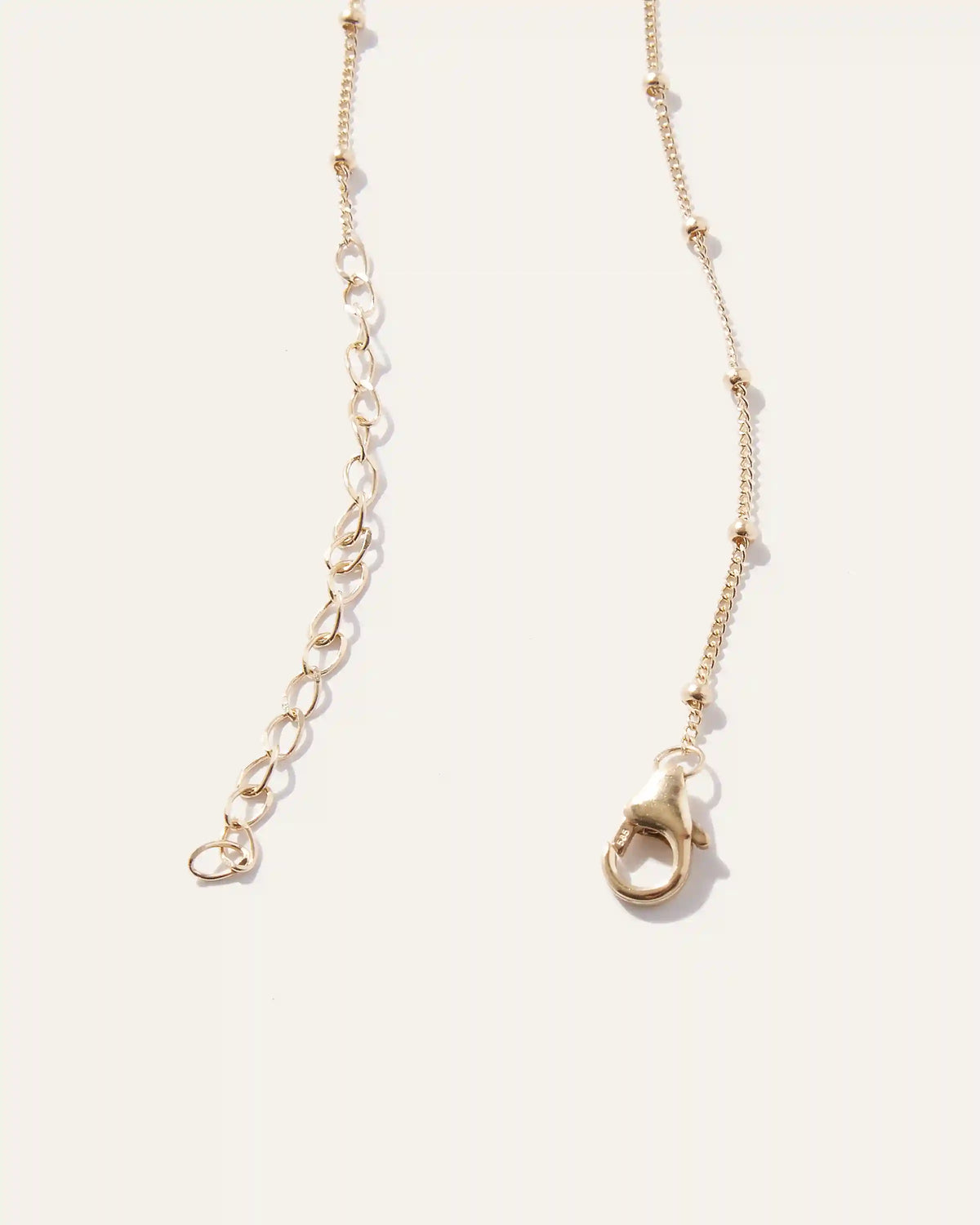 14k Gold Station Bead Choker
