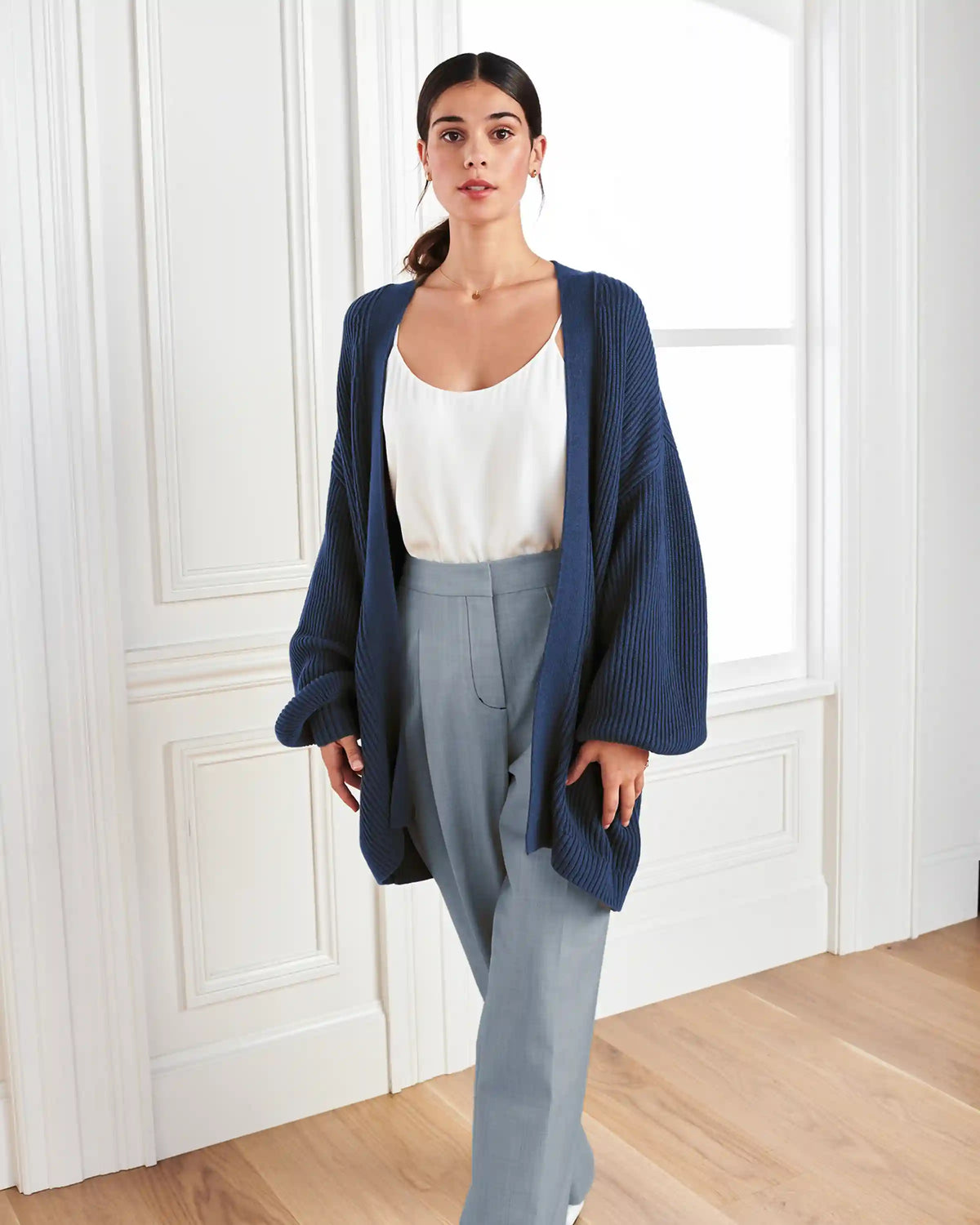100% Organic Cotton Oversized Cardigan