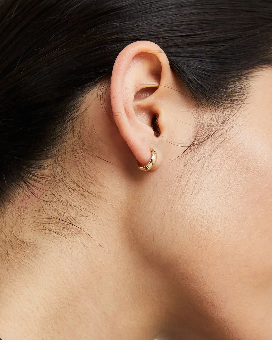 14K Gold Bold Hoops