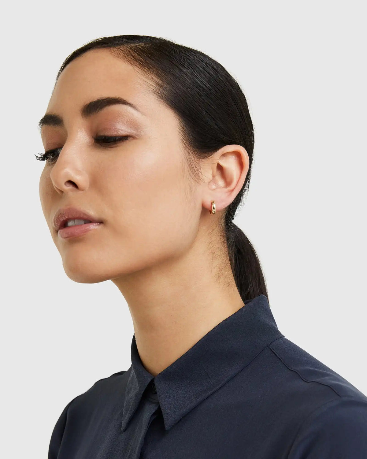 14K Gold Bold Hoops