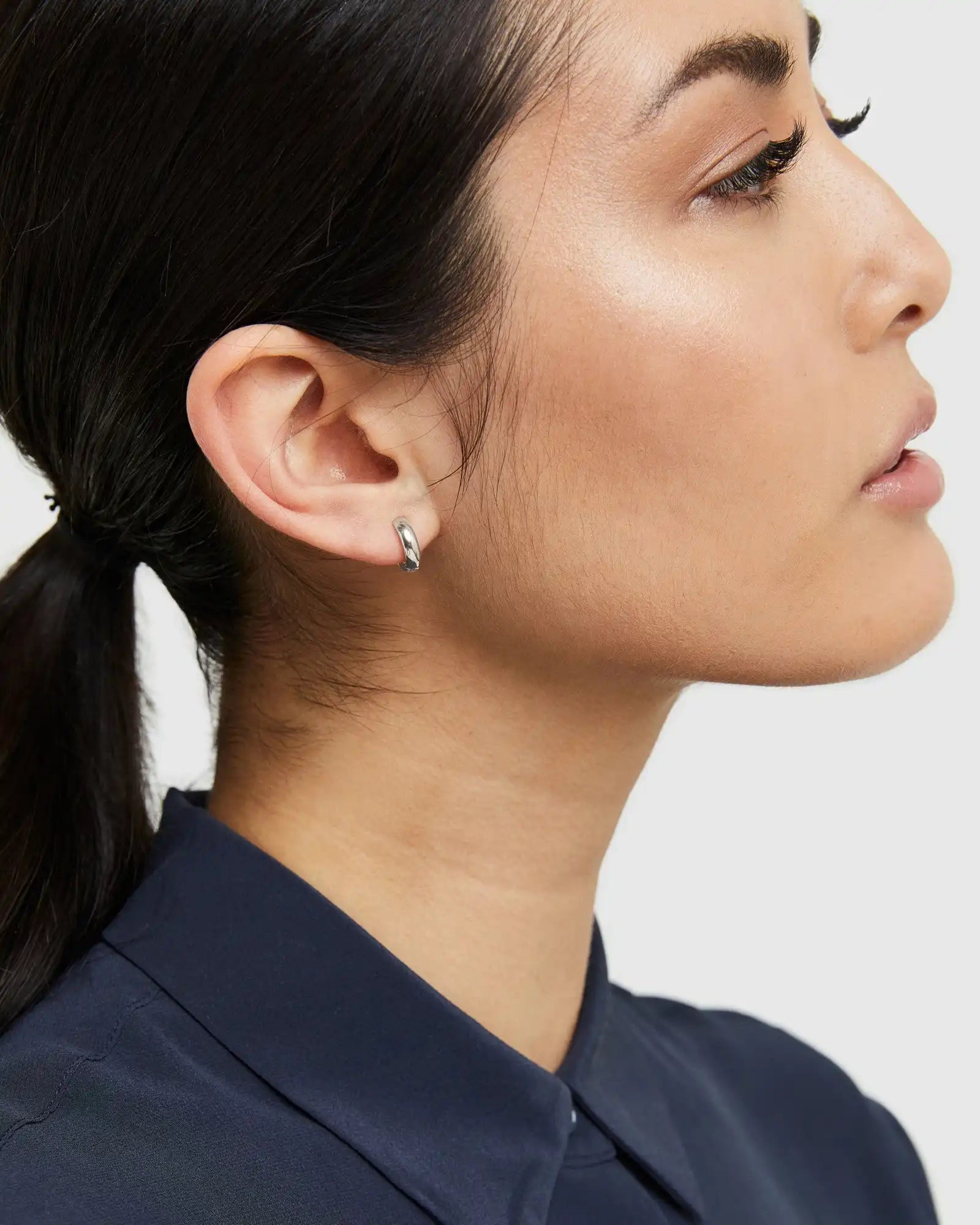 14K Gold Bold Hoops