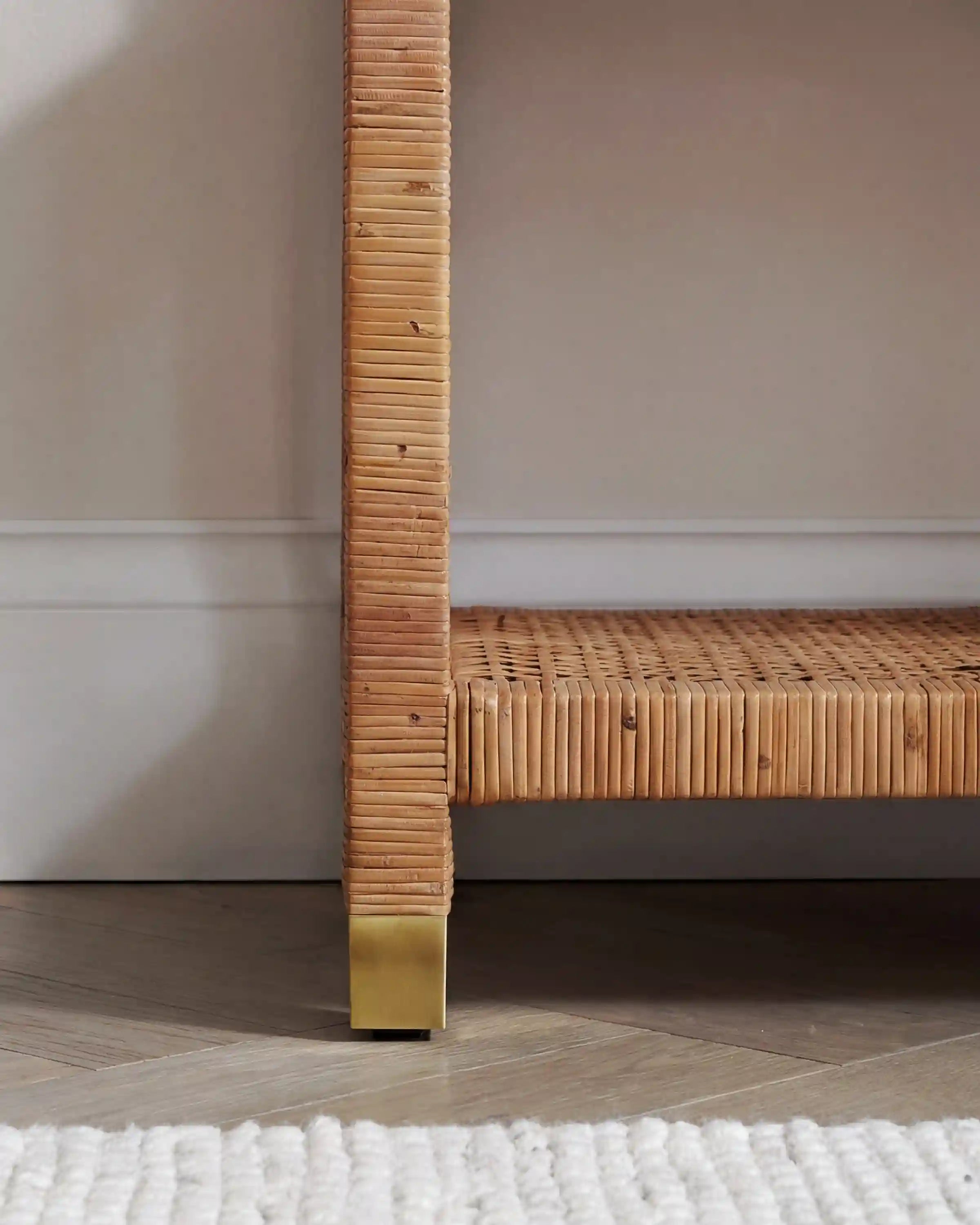 Handwoven Rattan Bookcase