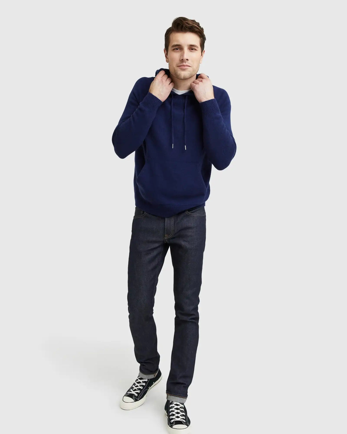 Mongolian Spring Cashmere Pullover Hoodie