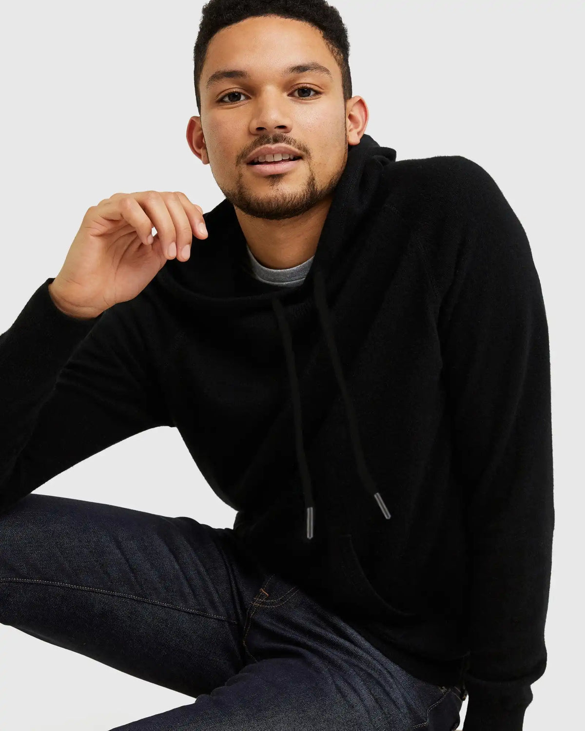 Mongolian Spring Cashmere Pullover Hoodie