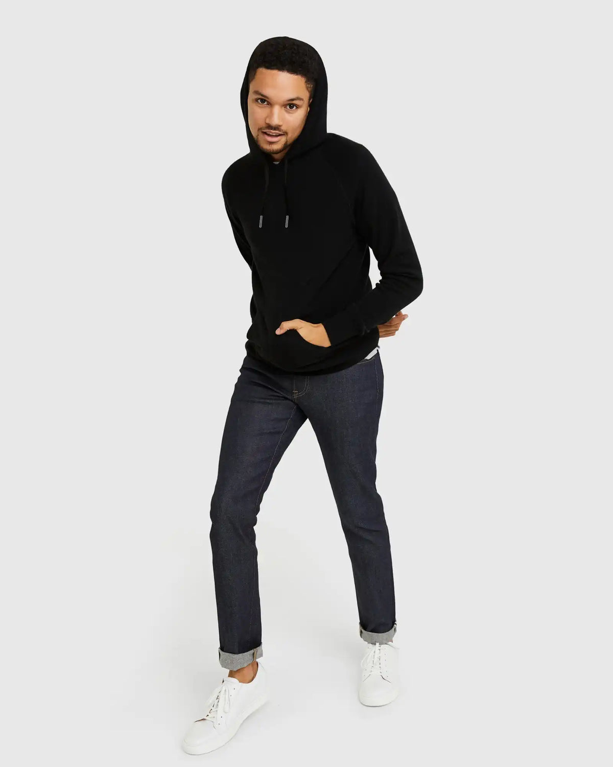 Mongolian Spring Cashmere Pullover Hoodie