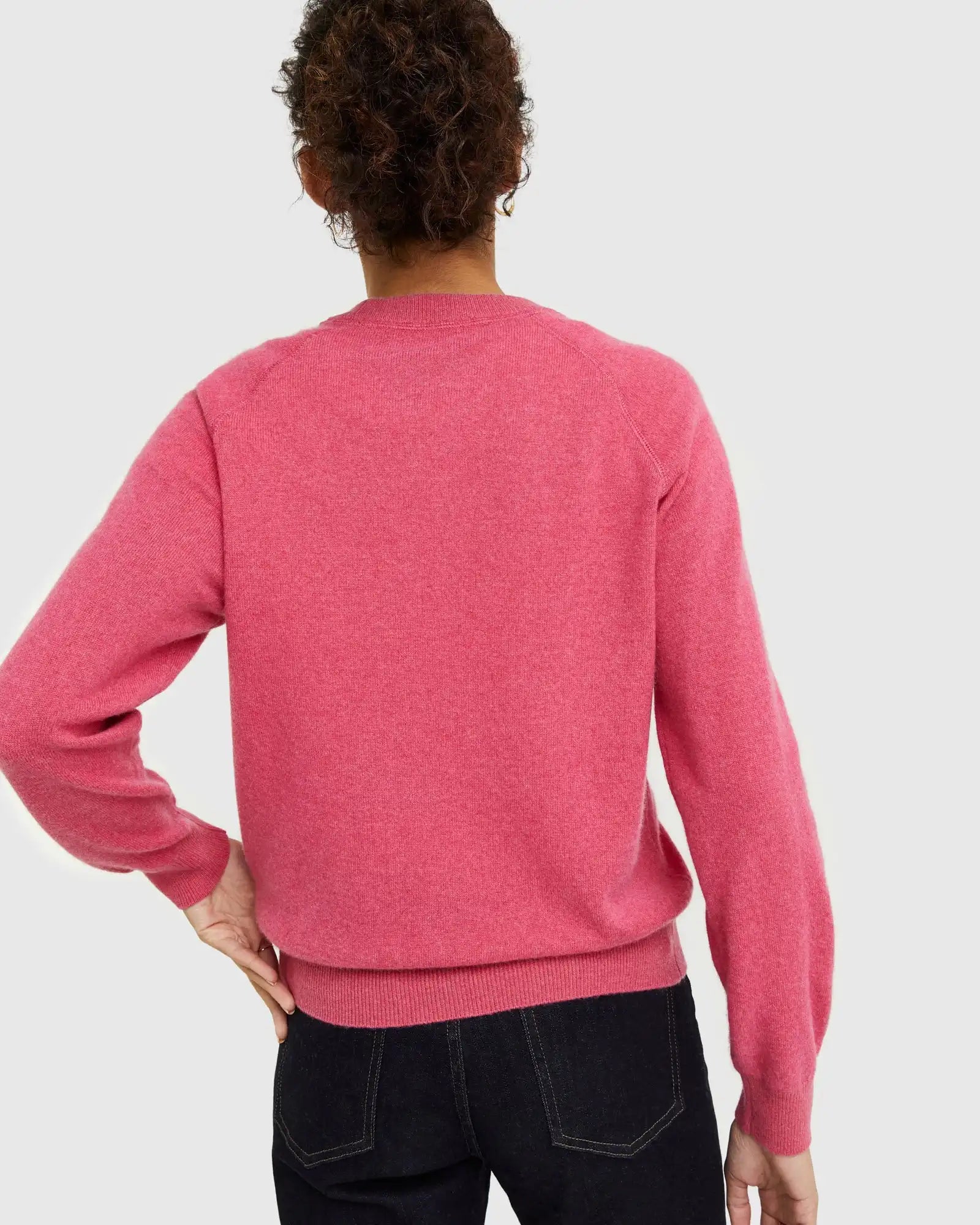 Mongolian Shrunken Cashmere Sweatshirt