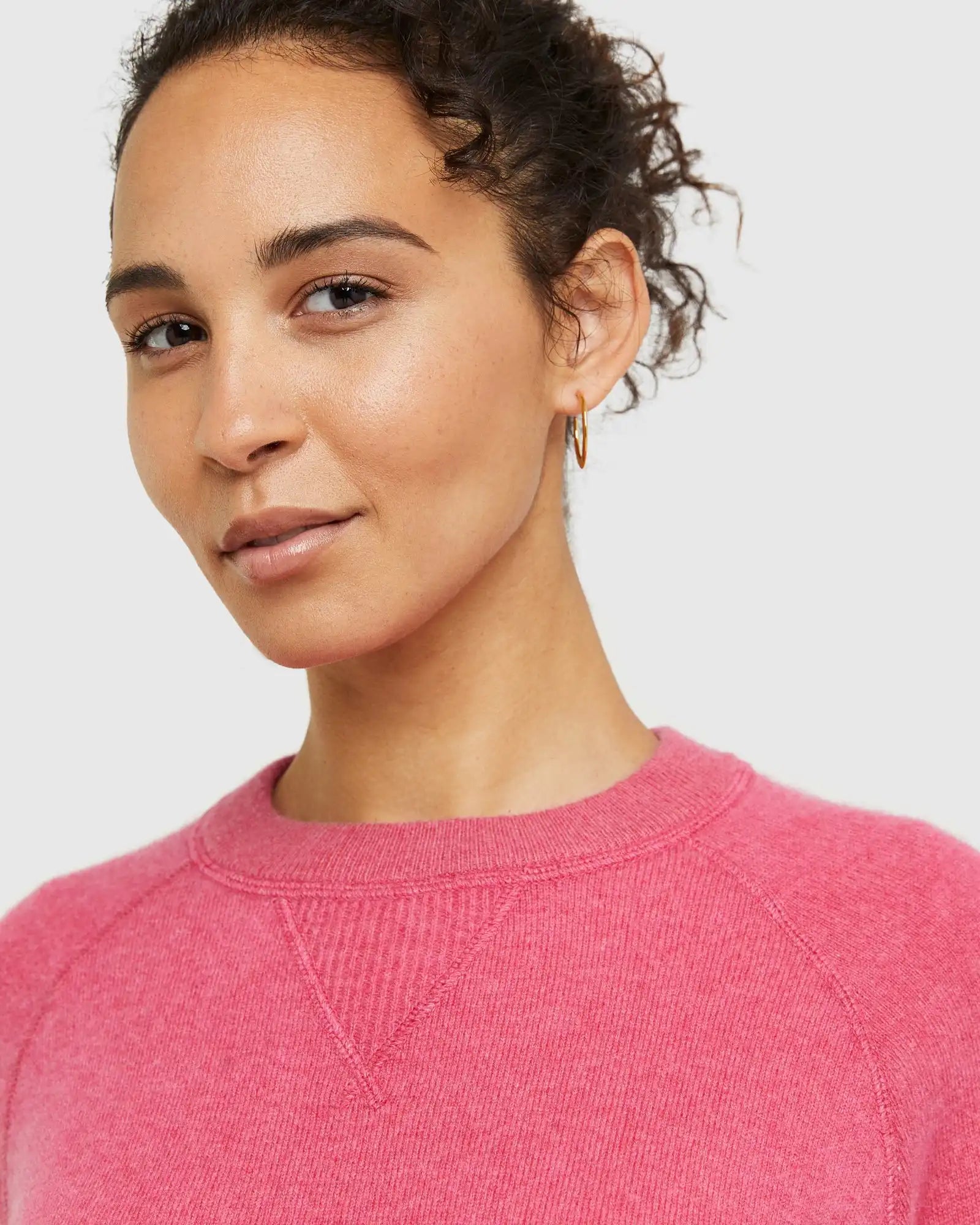 Mongolian Shrunken Cashmere Sweatshirt